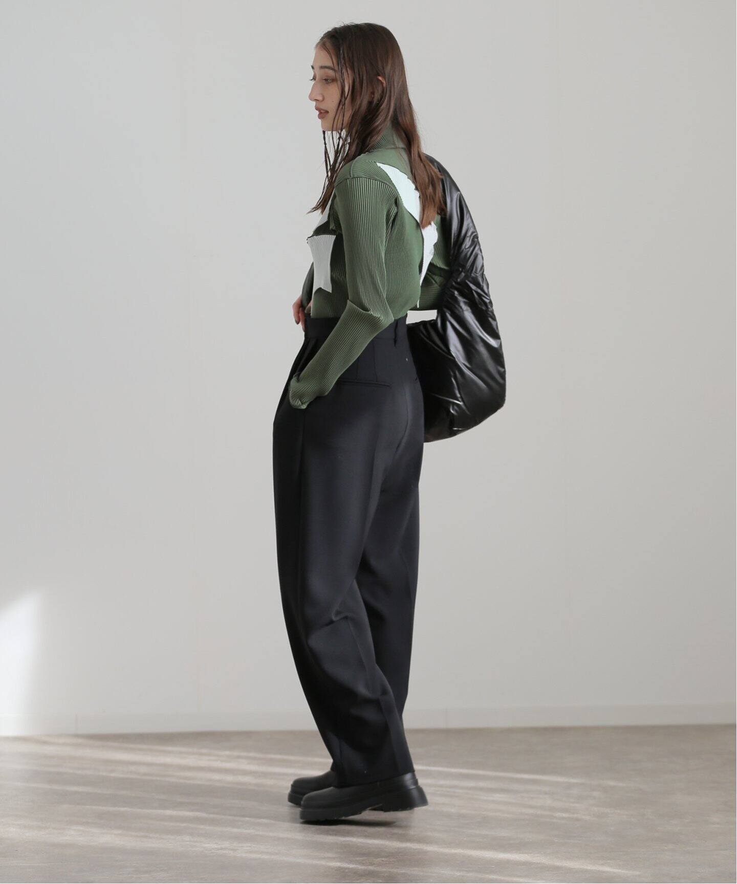 kotohayokozawa 明るけれ Bra bag Black 