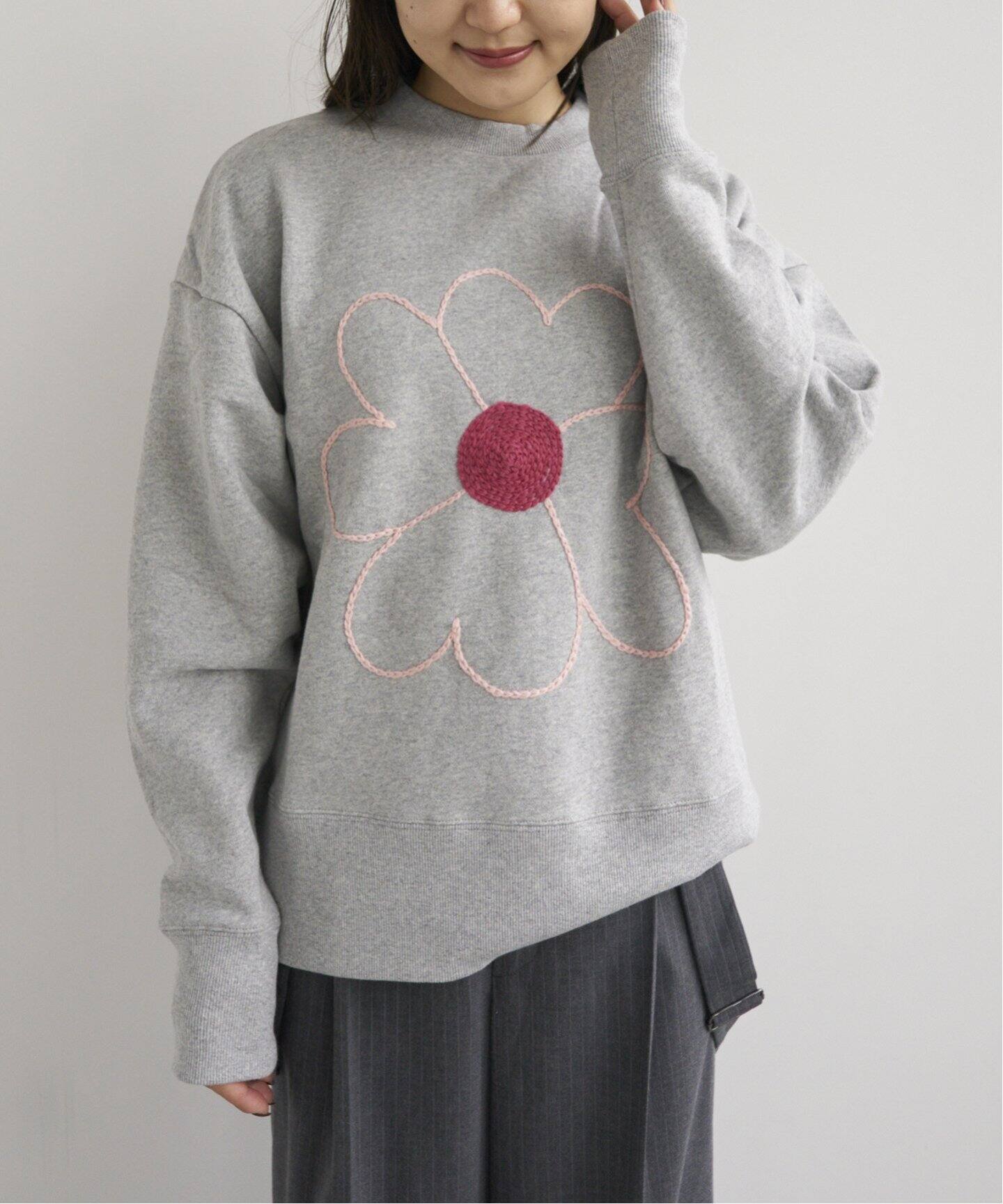 ChahChah /チャーチャーJOINT WORKS別注 FLOWER with LOVE SWEATSHIRT  