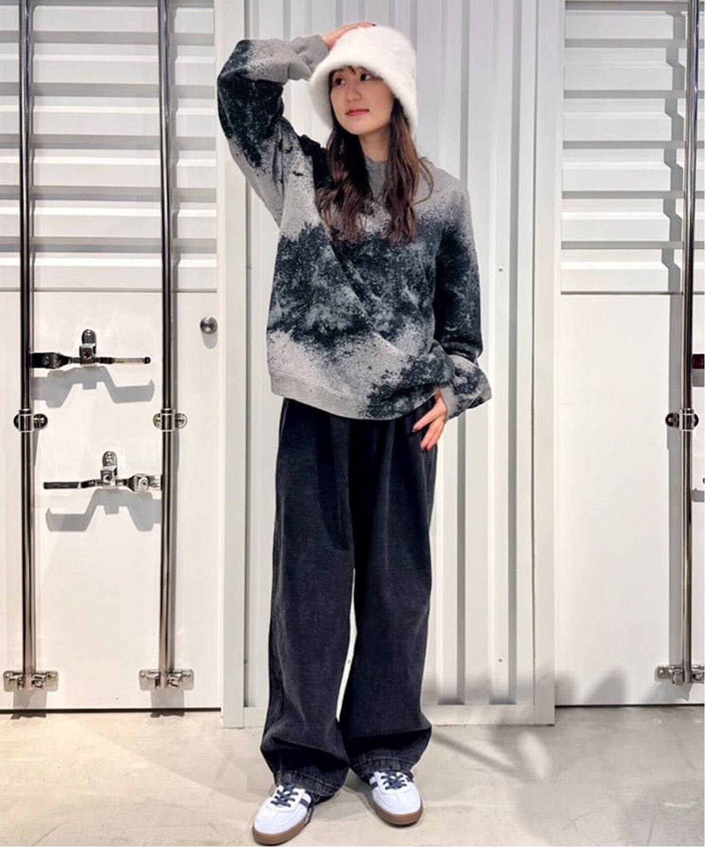 NOMA t.d. / ノーマティーディー Hand Dyed Twist Sweat N38-CS02  