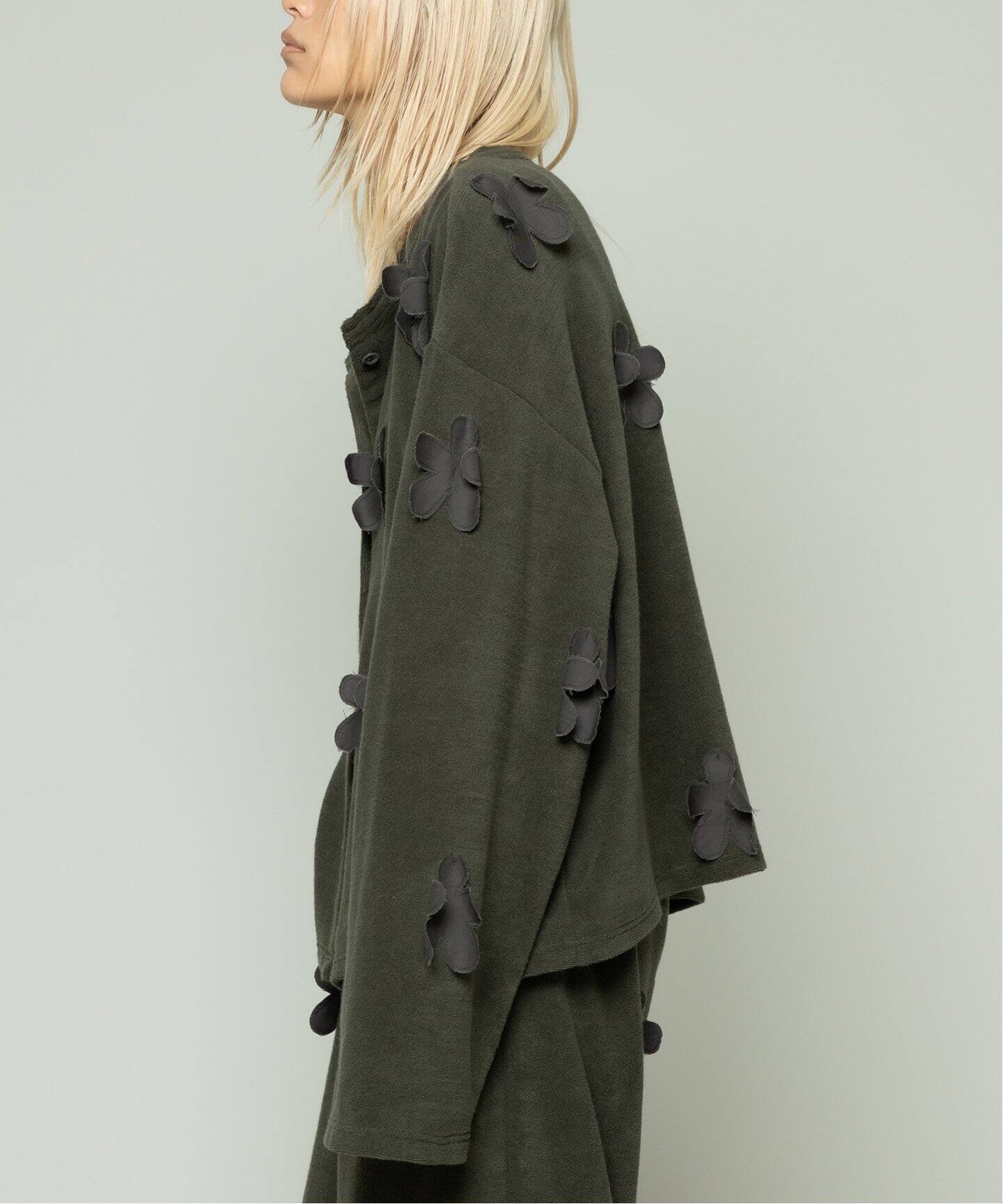 irojikake/イロジカケ】 Flower garden pile tops（カーディガン  