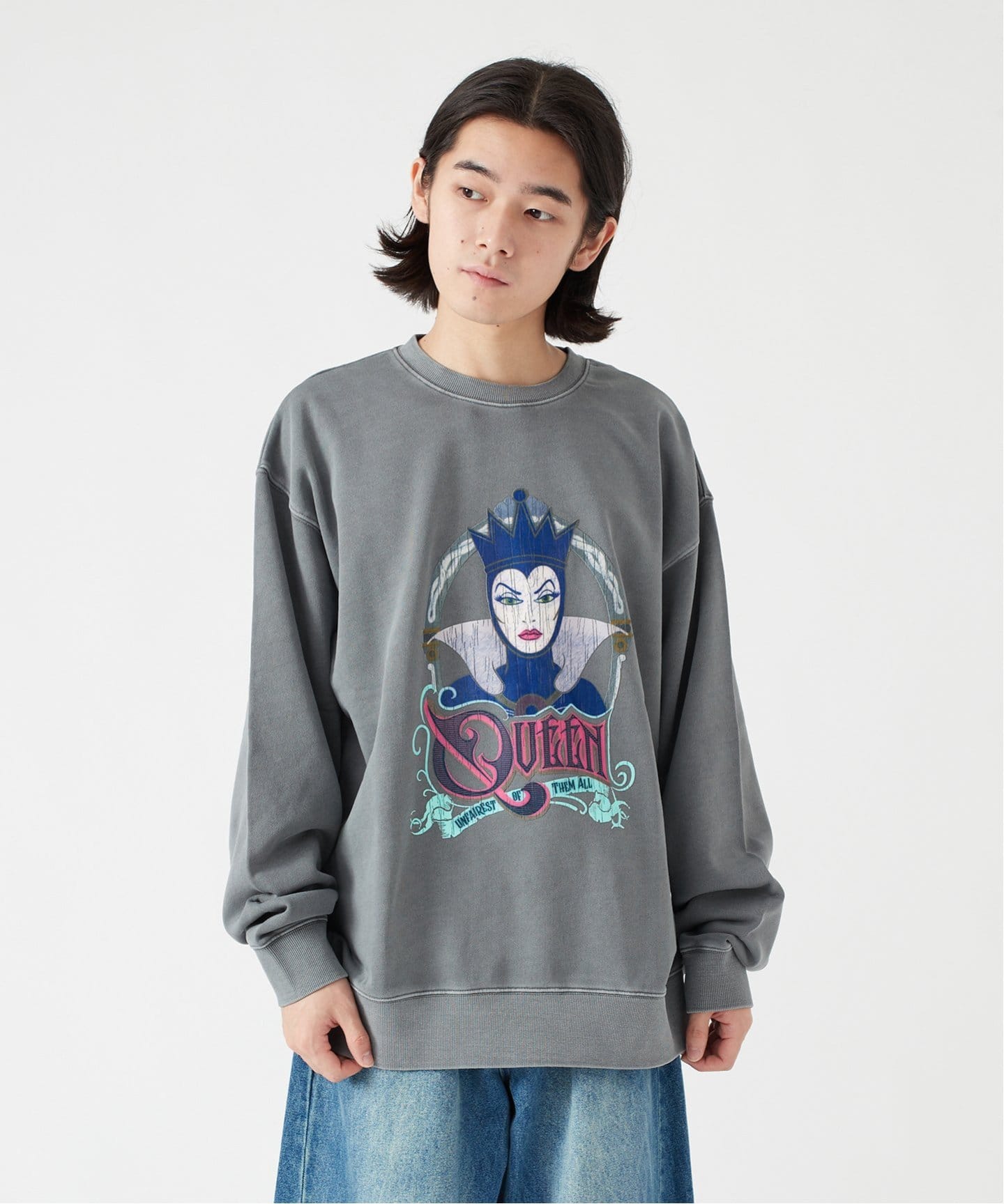 追加》【DISNEY / ディズニー】別注 ヴィランズ クルーネック