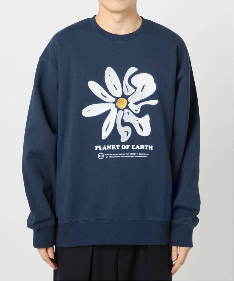 P of E BIG FLOWER エンブロイダリースウェット（スウェット）｜B.C 