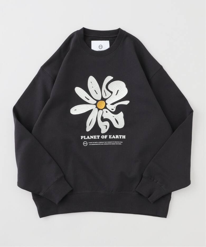 P of E BIG FLOWER エンブロイダリースウェット（スウェット）｜B.C 