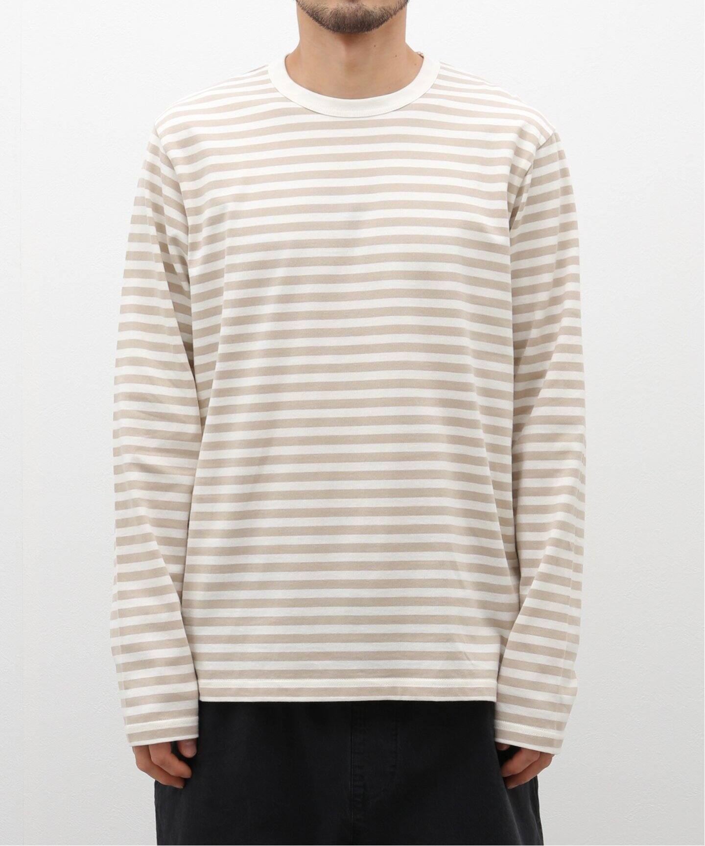 ボーダーテンジクCNロンT（Tシャツ／カットソー）｜B.C STOCK（ベー