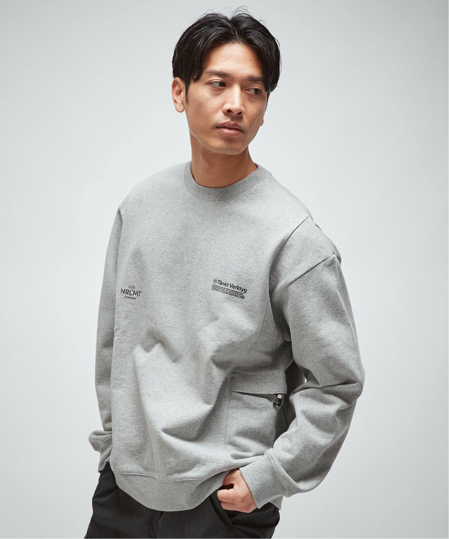 OLIVEDRAB CARRY ポケット スウェット（スウェット）｜B.C STOCK