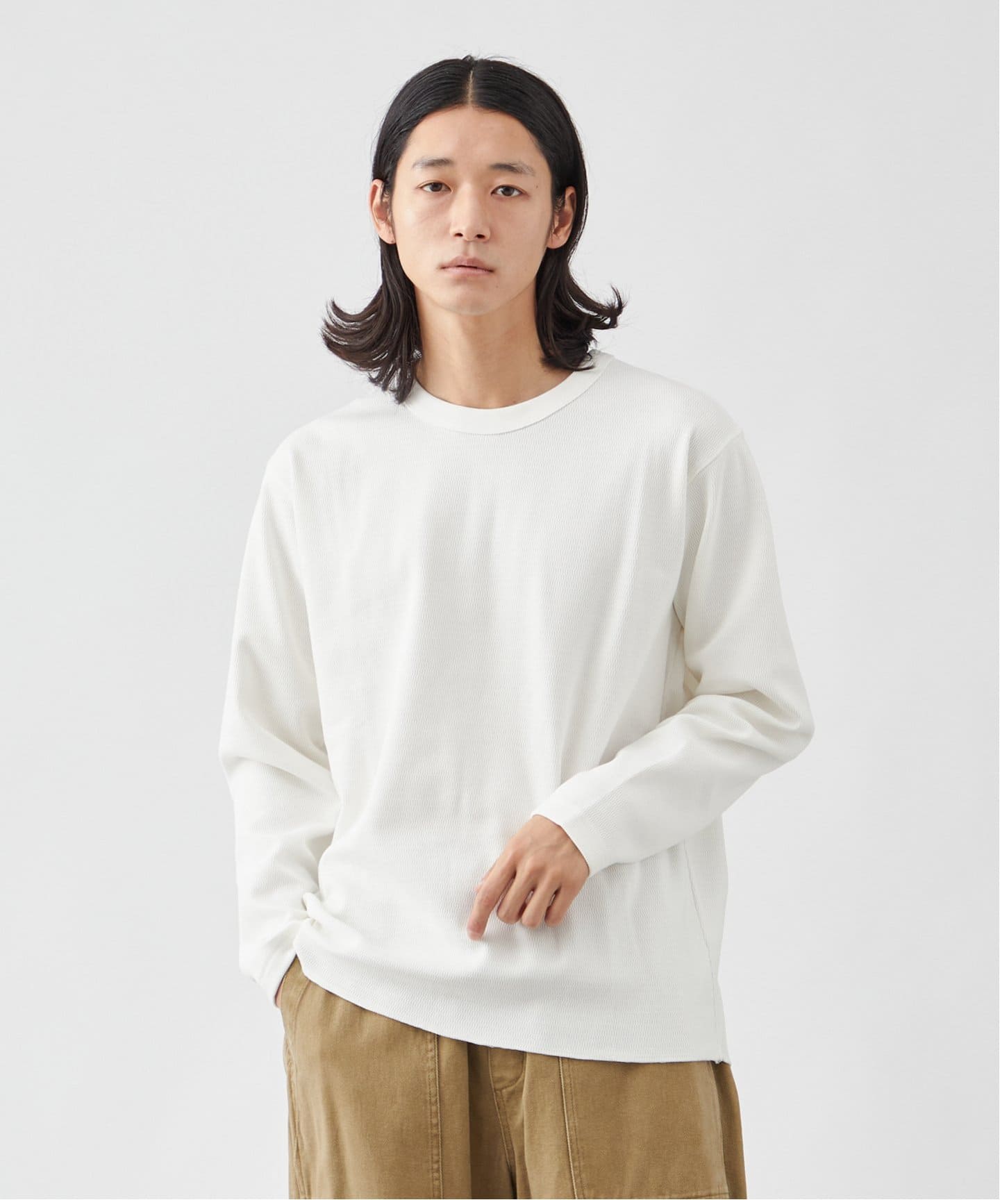 24SS Ron Herman barerib LS Tee 長袖リブカットソー 24SS Ron Herman barerib LS Tee 長袖リブカットソー