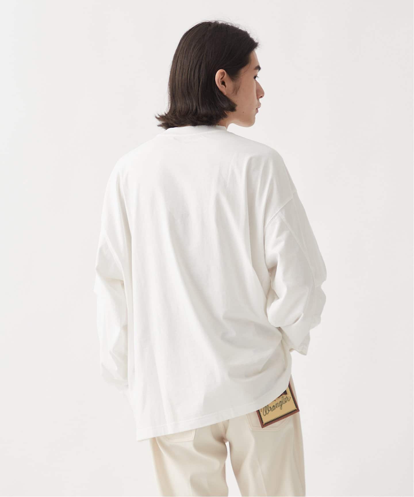 PINUE タックスリーブロンT タックスリーブロンT（WHITE） - PINUE