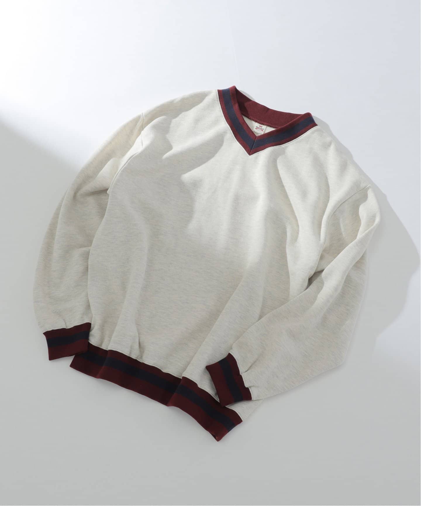 AIRTOWNE MILLS別注 リブラインVネックスウェット（スウェット