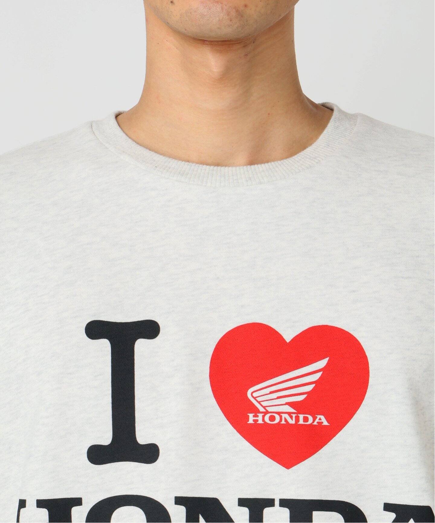 HONDA / ホンダ】別注 I LOVE HONDA クルーネックスウェット