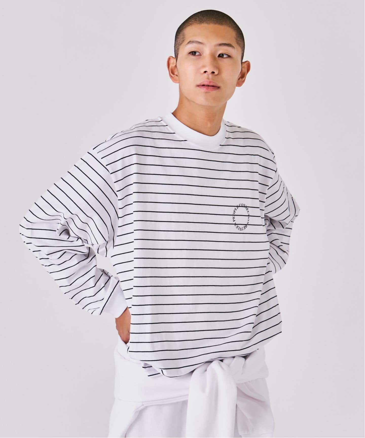 C.B.P ボーダーロゴロンTEE