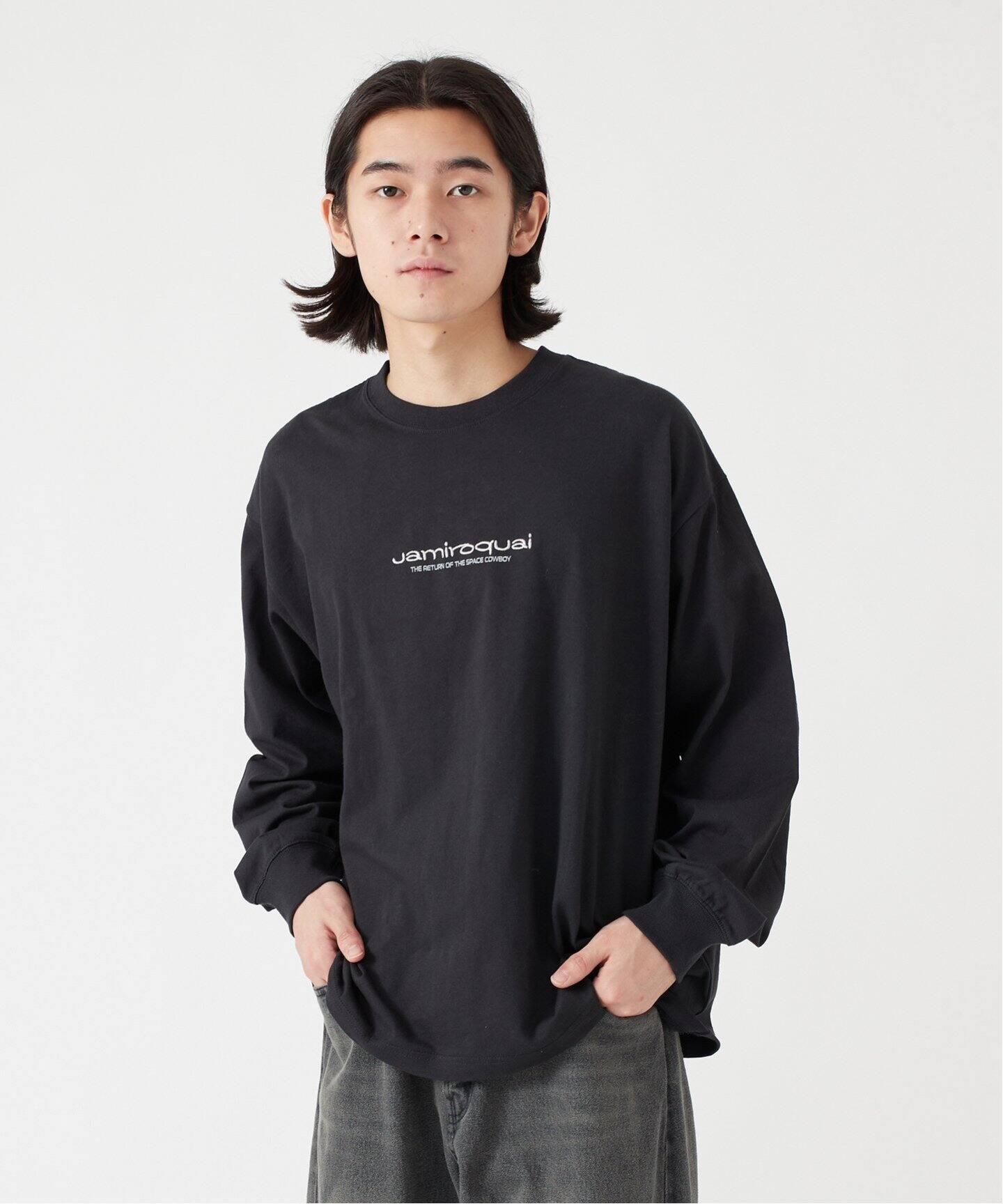 JAMIROQUAI / ジャミロクワイ 】別注 silver foil logo ロンTEE（T 