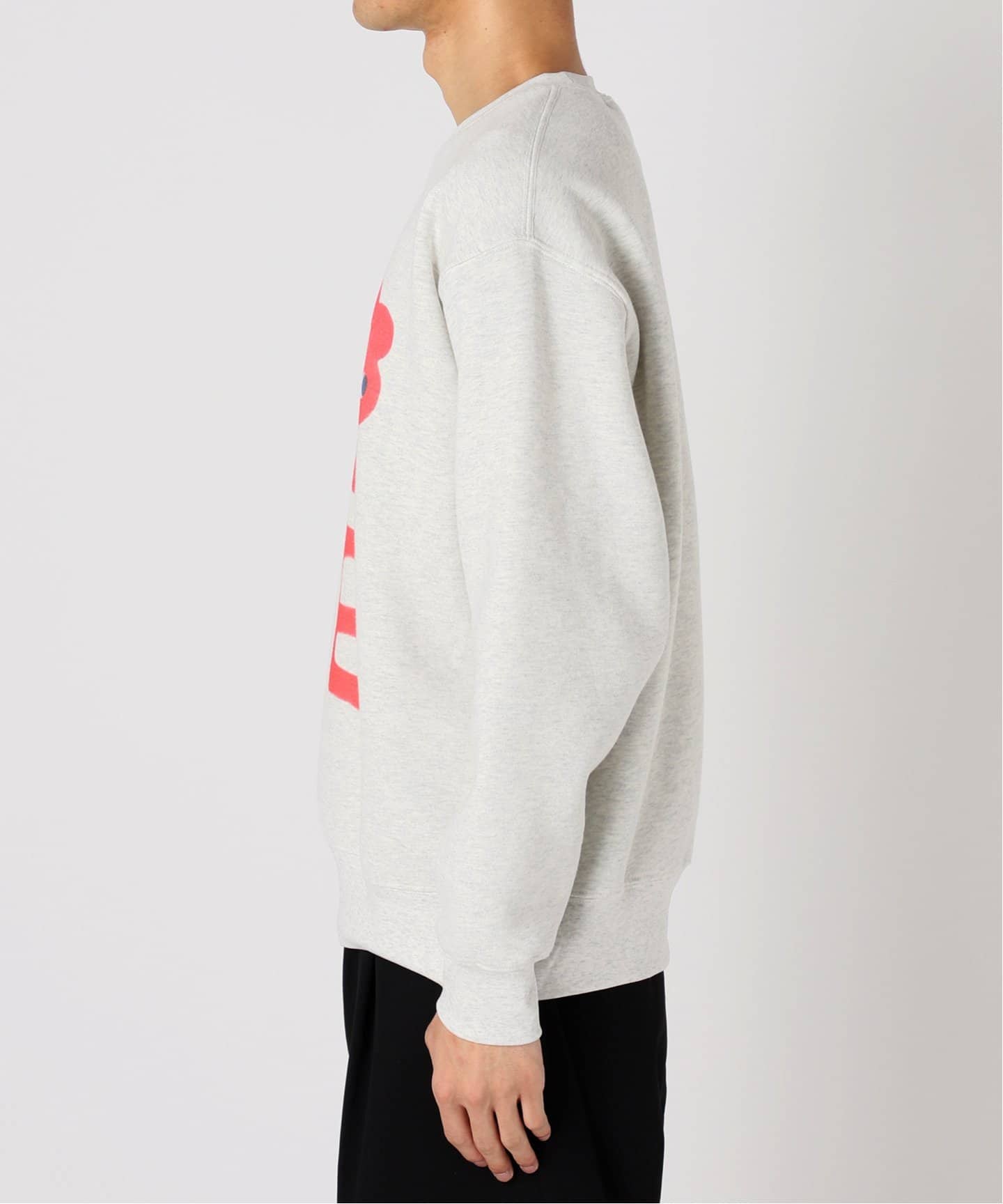 【美品】SAINT LAURENT 　ユーズド加工 ゼブラ柄 スウェット【S】 SAINT LAURENT サンローラン ユーズド加工ゼブラ柄スウェット