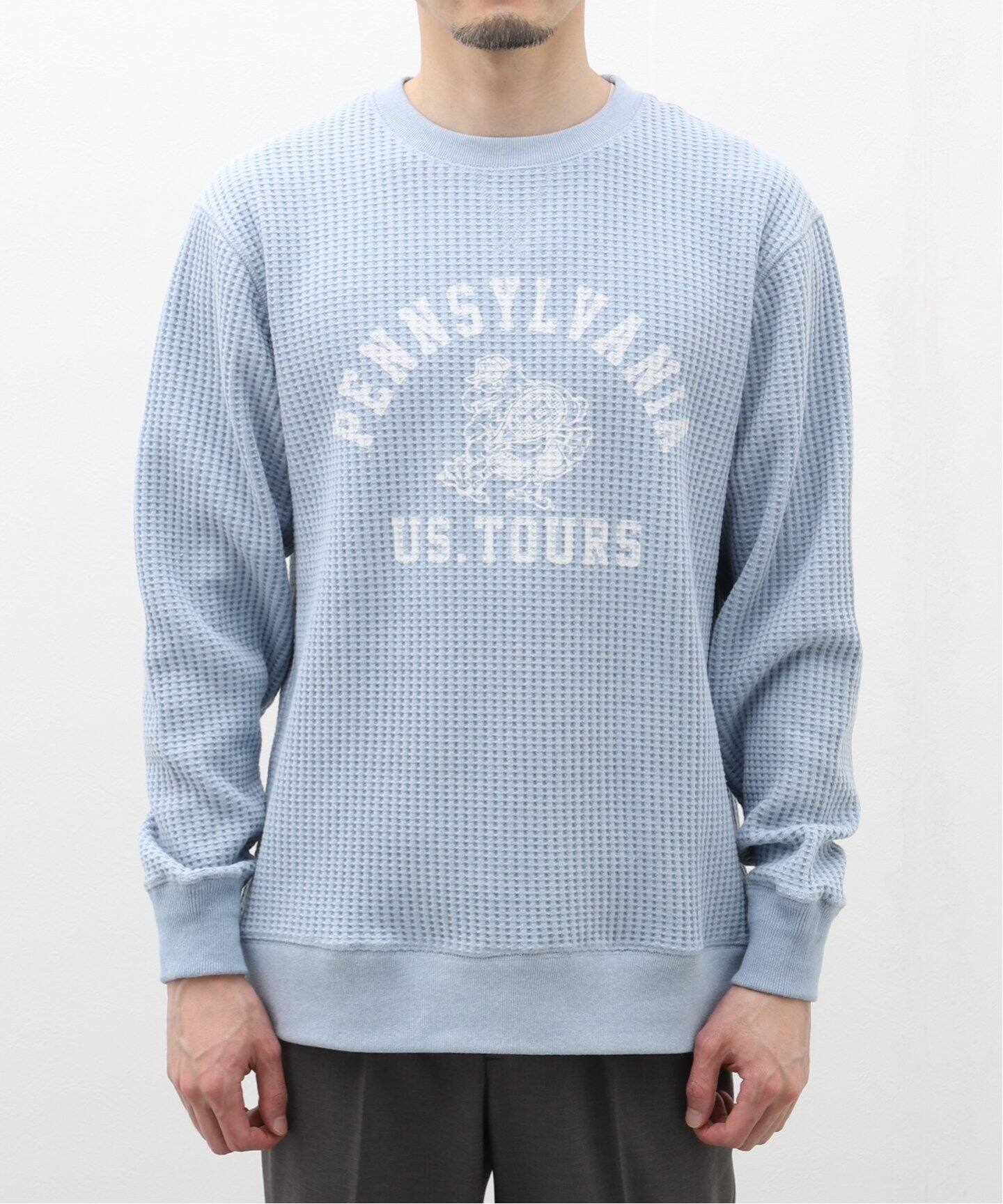 JEMORGAN / ジェーイーモーガン】別注 ワッフルプリントロングスリーブ  