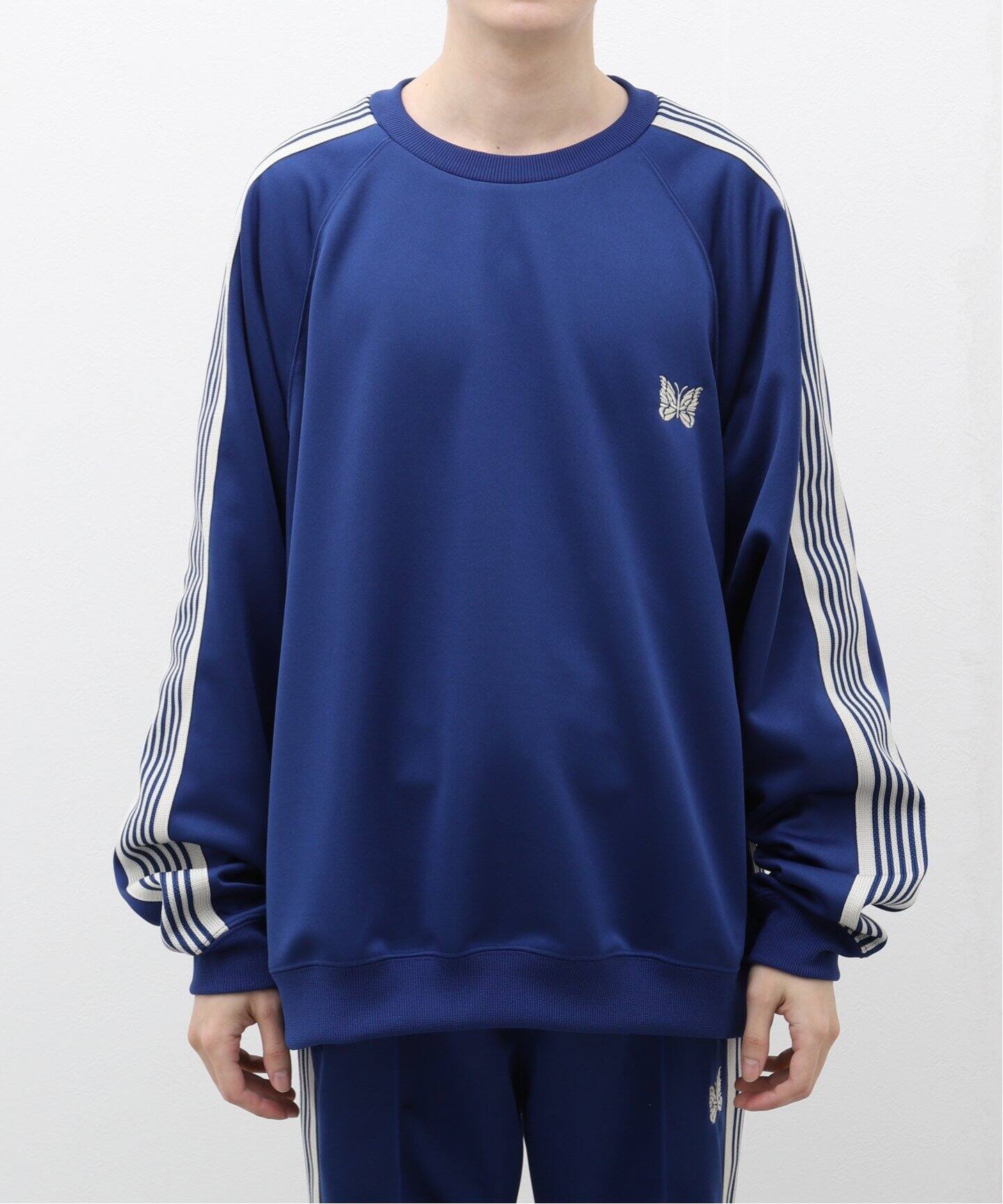 Needles/ニードルズ】 Track Crew Neck Shirt（Tシャツ／カットソー  