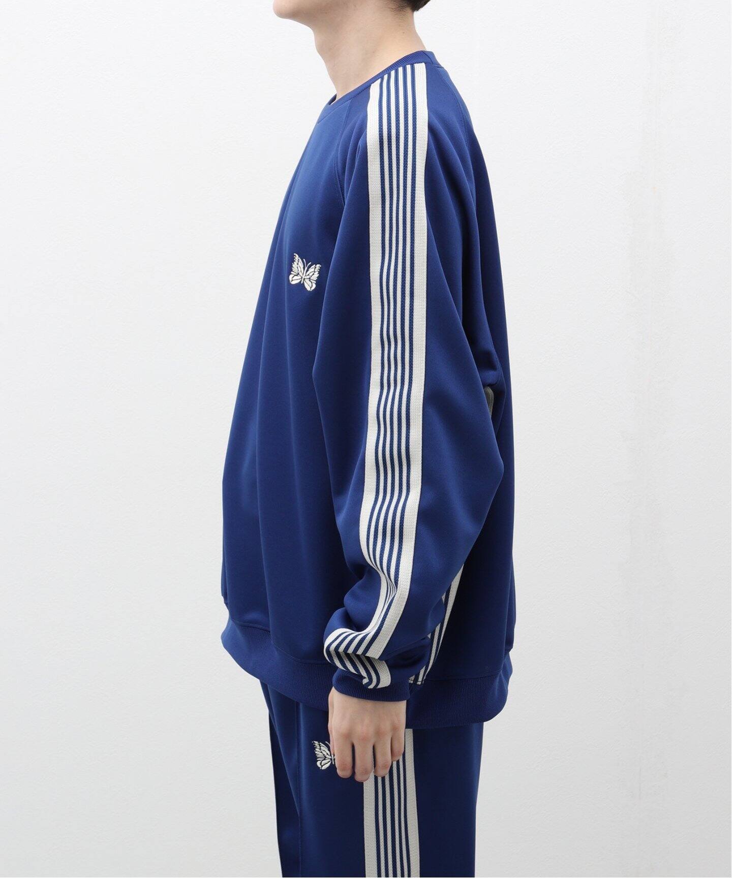 Needles/ニードルズ】 Track Crew Neck Shirt（Tシャツ／カットソー  