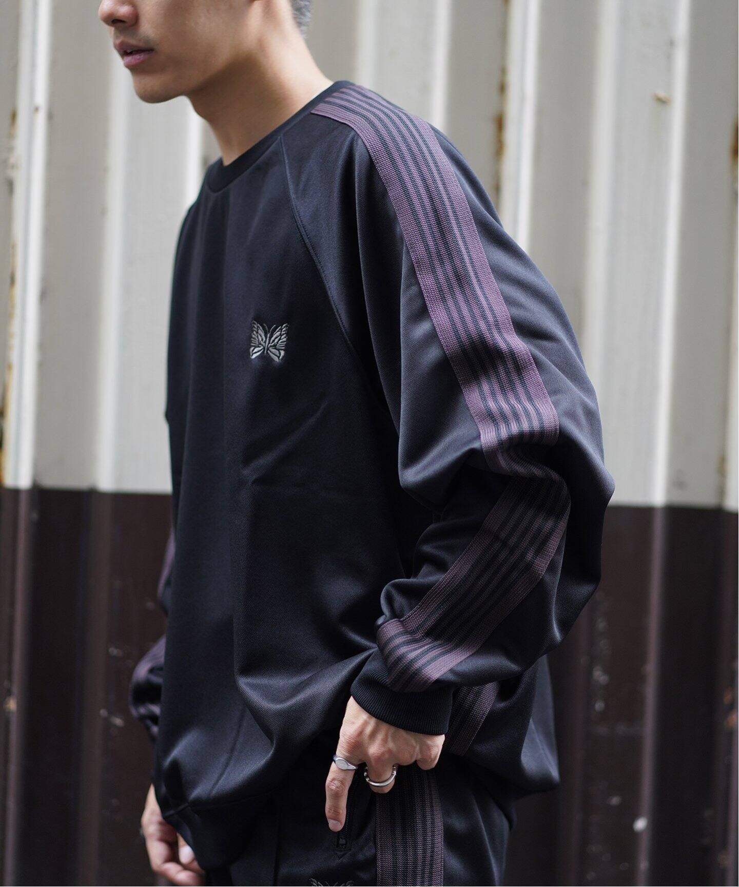 NEEDLES / ニードルズ Track Crew Neck Shirt（Tシャツ／カットソー 