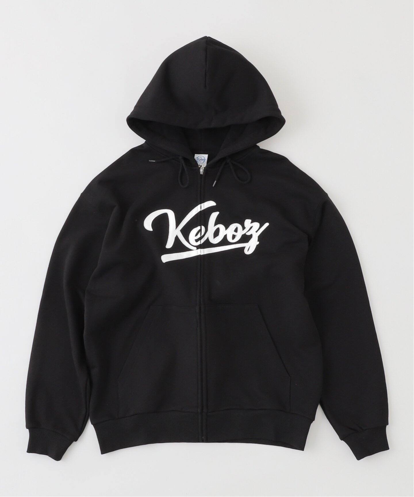 KEBOZケボズ ロゴパーカー （KEBOZ/ケボズ ICON LOGO FULLZIP HOODIE  