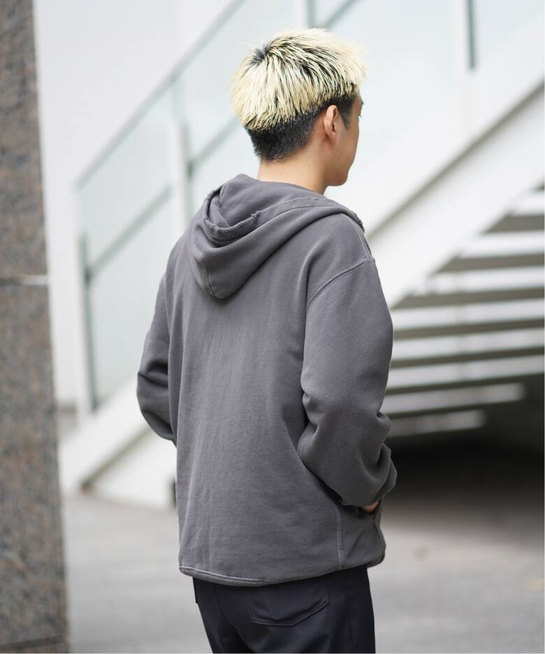 JieDa/ジエダ PIGMENT J LOGO ZIP UP HOODIE JIE-24W-CT09（パーカー 