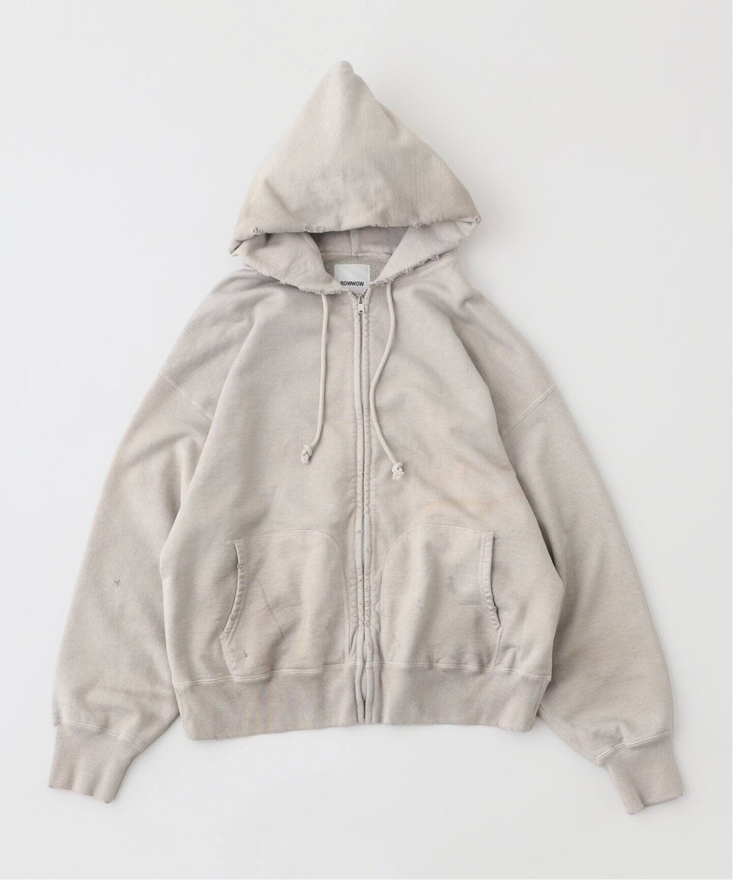 BOWWOW / バウワウ ZIP SWEAT HOODIE AGING（パーカー）｜JOINT WORKS 