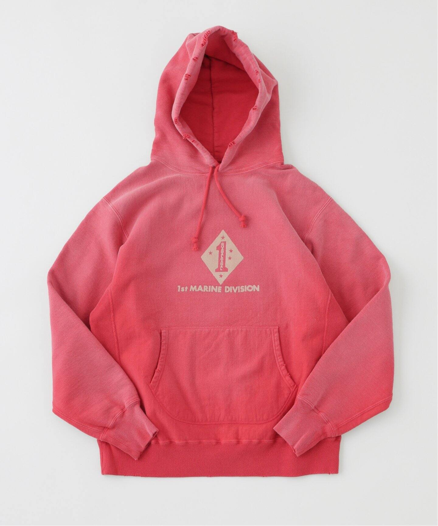 BOWWOW / バウワウ 1ST MARINE DIVISION HOODIE AGEING（パーカー 