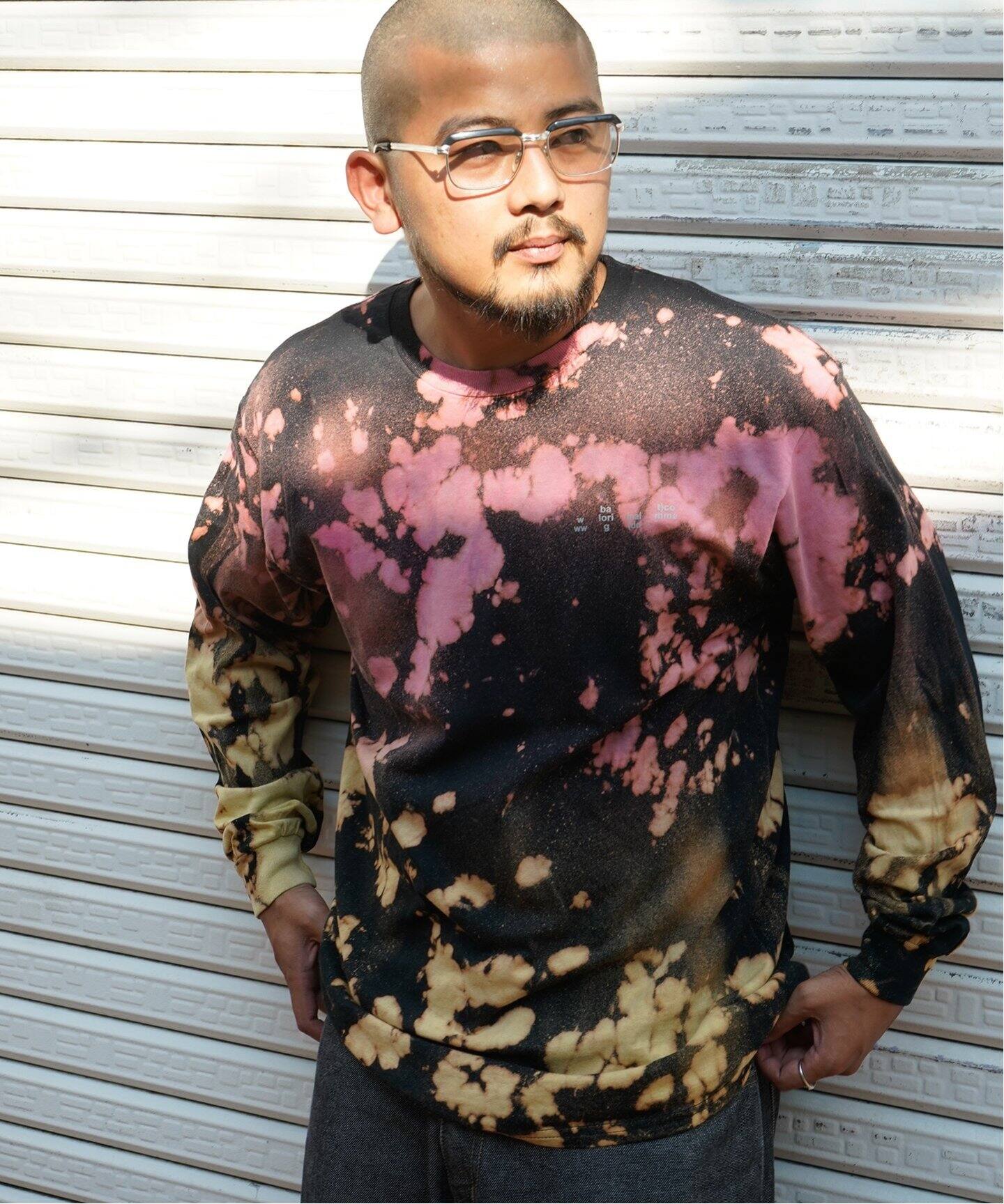 BAL / バル LOGO TIE DYE LS TEE by YUKIDYE（Tシャツ／カットソー 