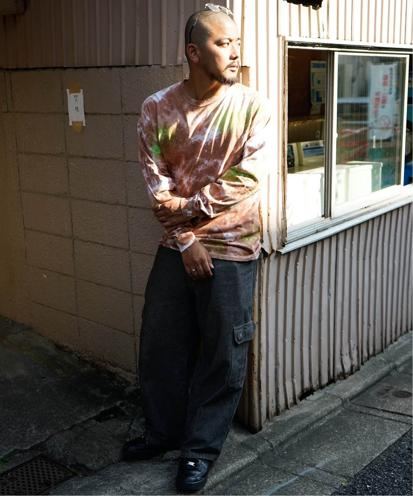 LOGO TIE DYE LS TEE by YUKIDYE（Tシャツ/カットソー）｜BAL