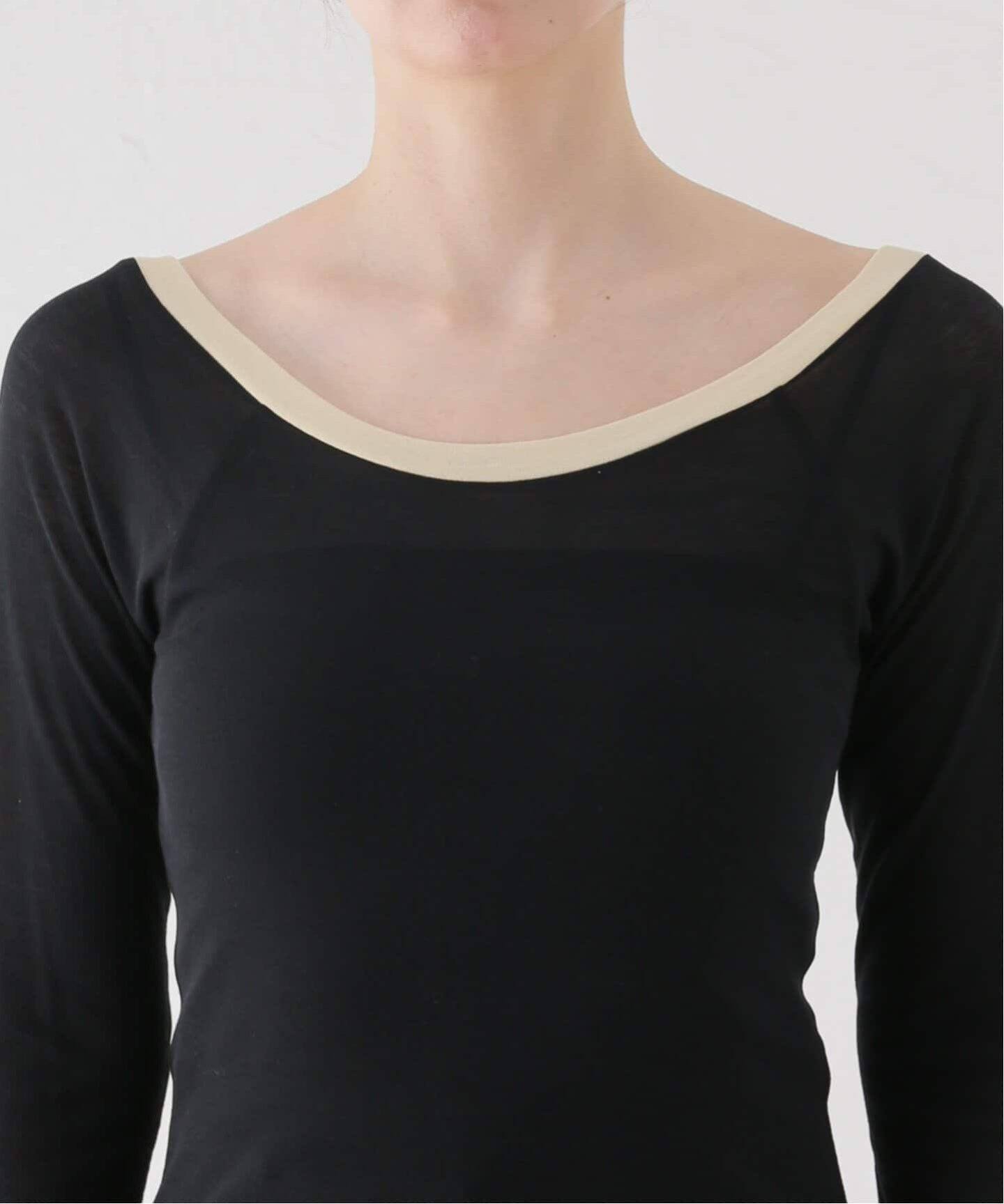 バレエネックバイカラートップス（Tシャツ／カットソー）｜EDIT