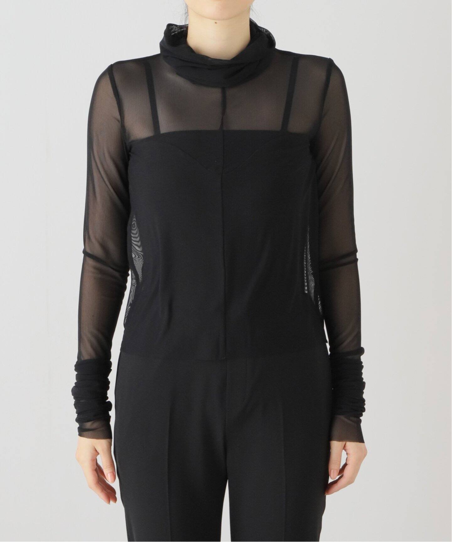 Vanity nap/バニティー ナップ】SHEER TURTLE NECK TOP（Tシャツ