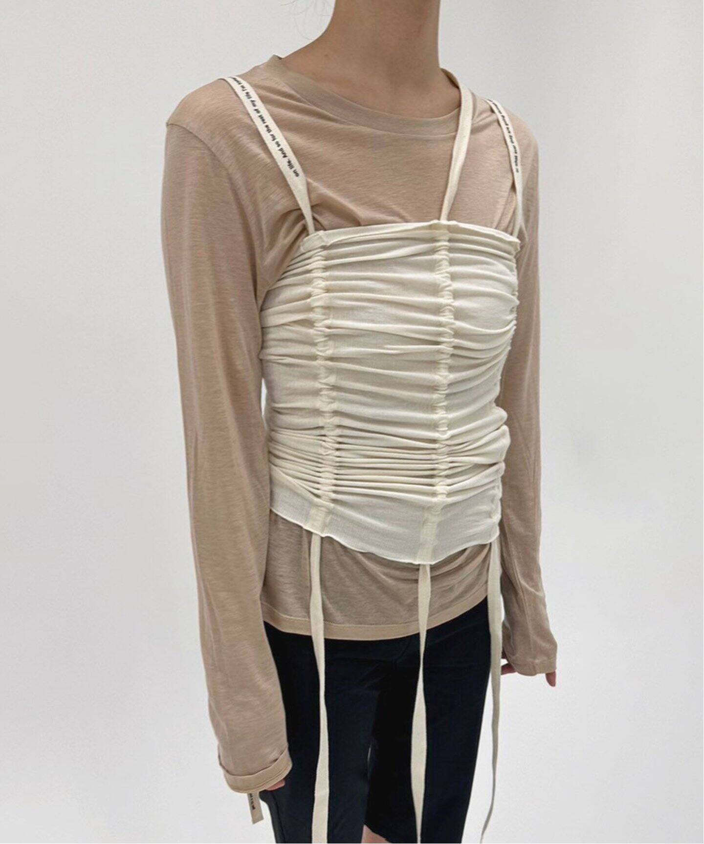 BASERANGE/ベースレンジ】HEWN STRAP TOP（その他トップス）｜EDIT.FOR 