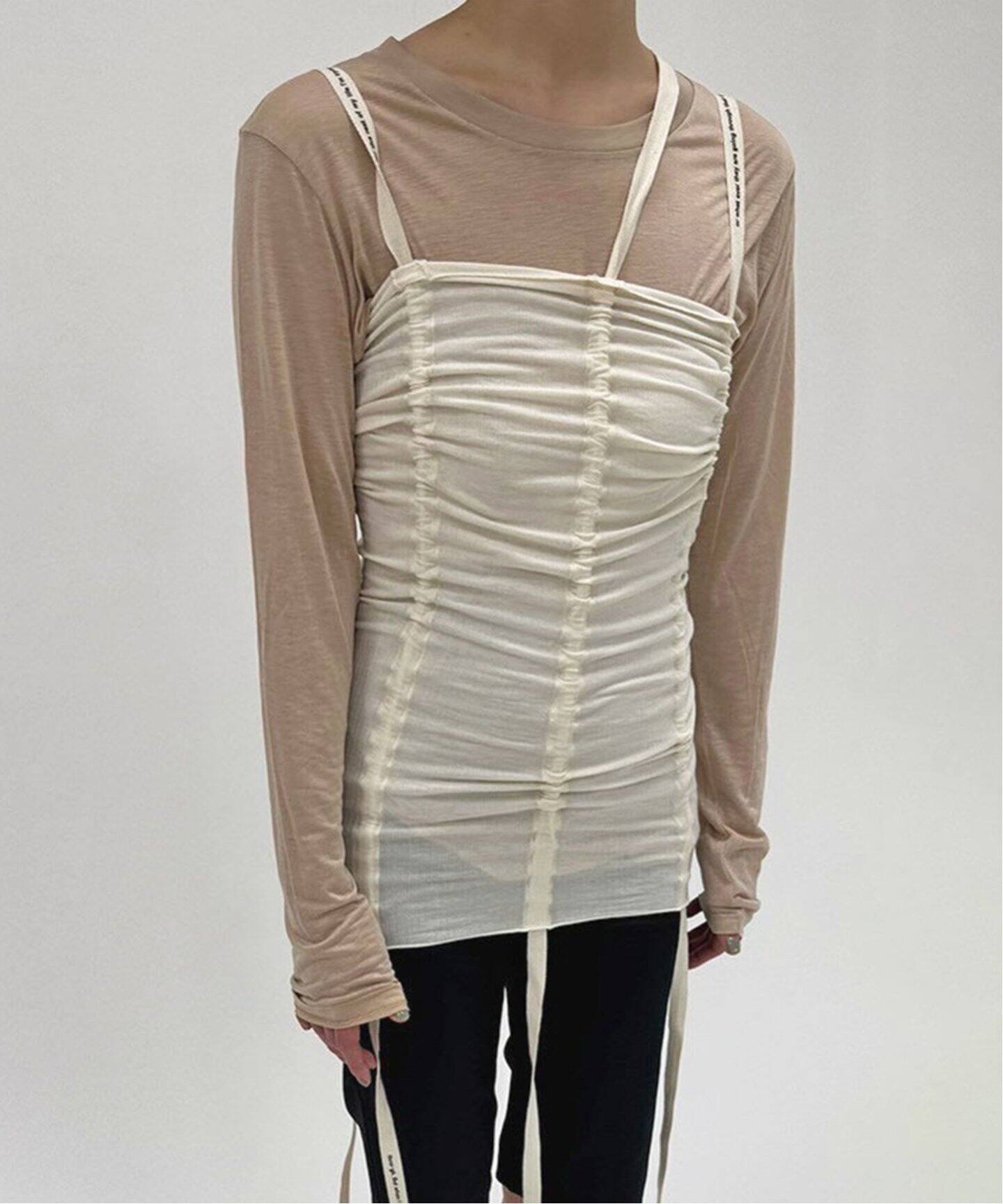 BASERANGE/ベースレンジ】HEWN STRAP TOP（その他トップス）｜EDIT.FOR 
