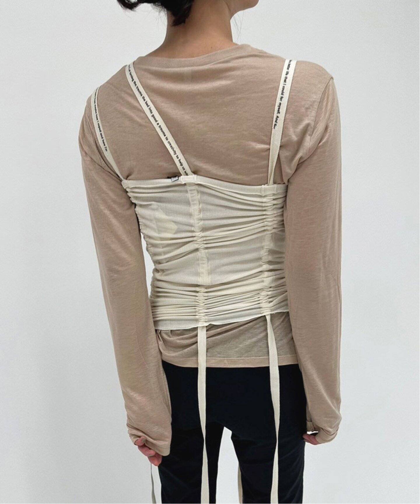 BASERANGE/ベースレンジ】HEWN STRAP TOP（その他トップス）｜EDIT.FOR 