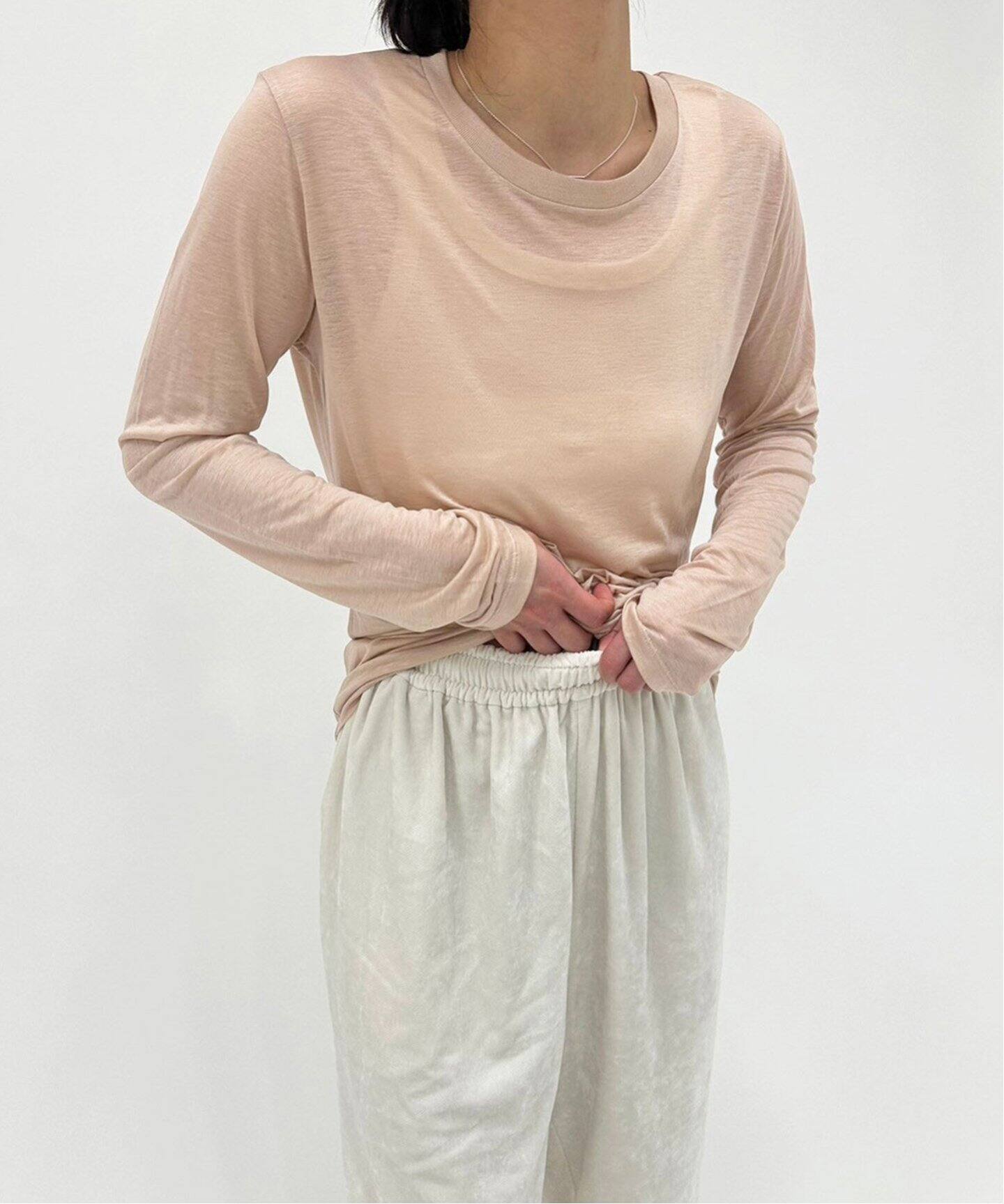 BASERANGE/ベースレンジ】LONG SLEEVE TEE（Tシャツ／カットソー 