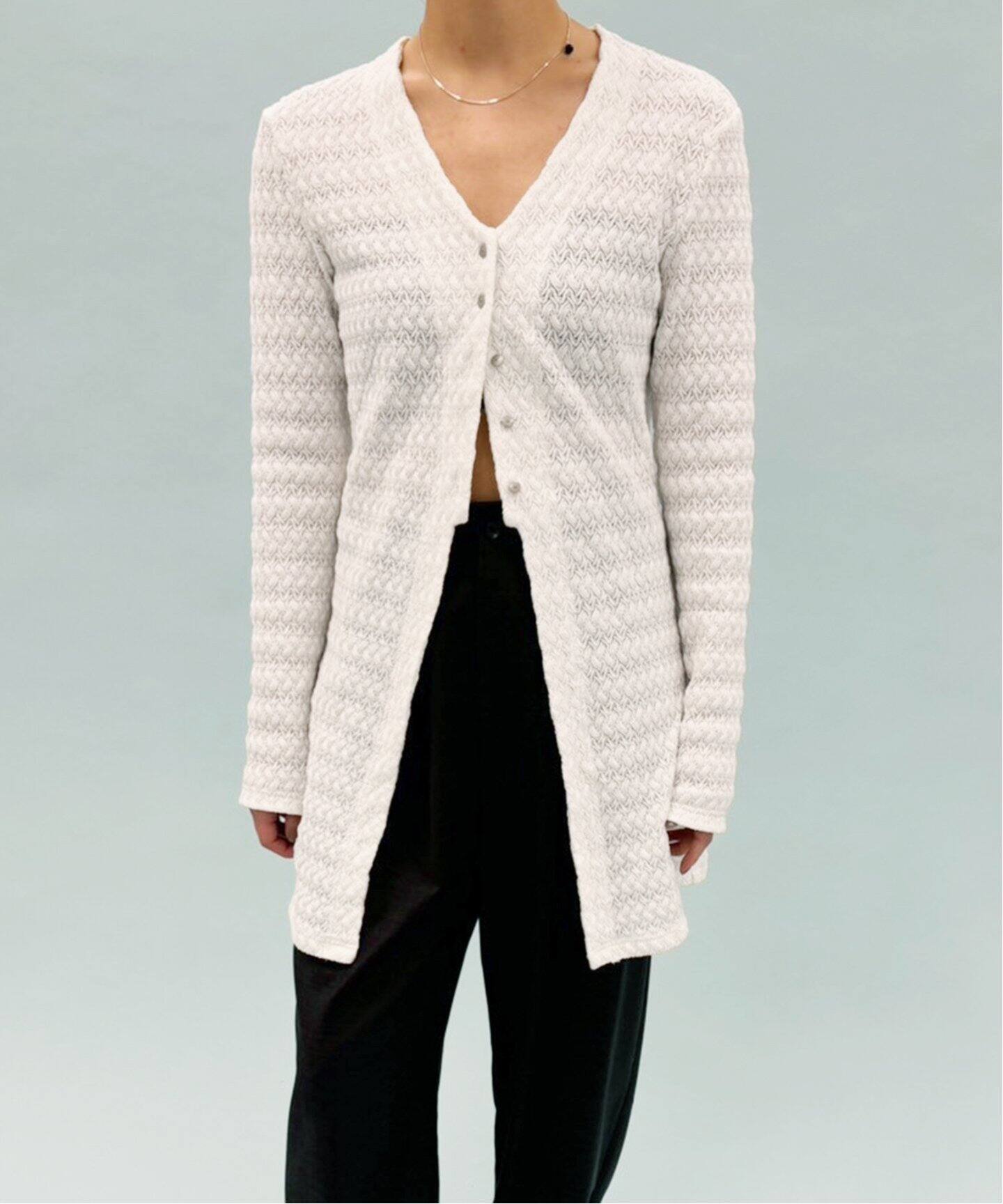 Hella/ヘラ】別注 LACE CARDIGAN（カーディガン）｜EDIT.FOR LULU 
