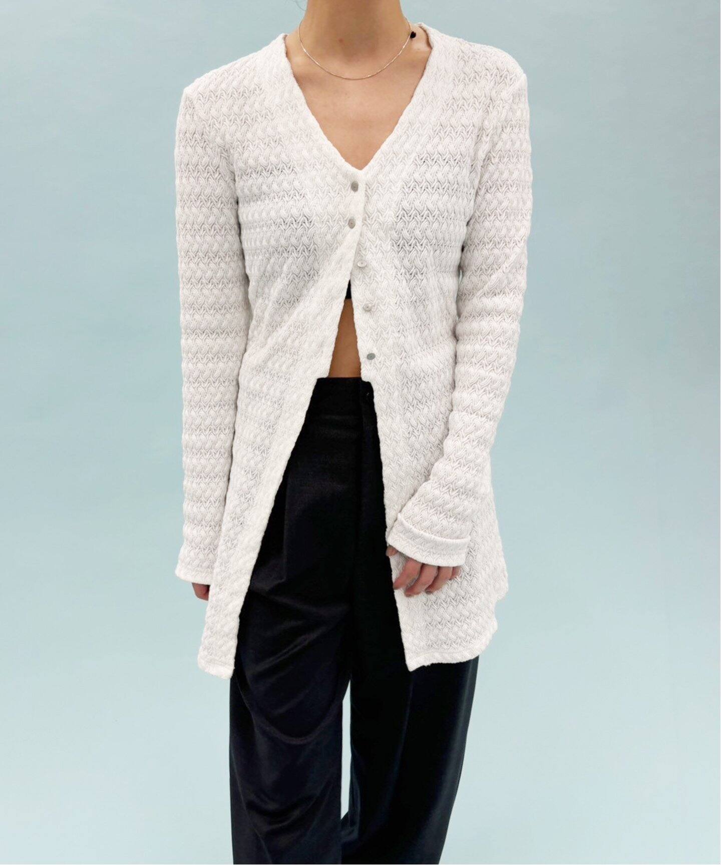 Hella/ヘラ】別注 LACE CARDIGAN（カーディガン）｜EDIT.FOR LULU  