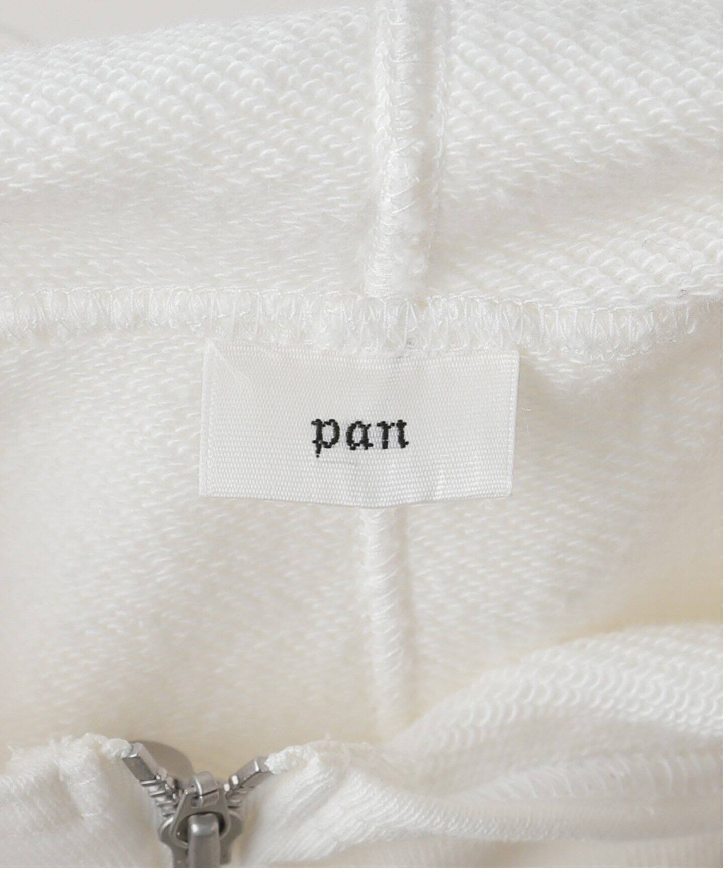 EDIT.FOR LULU【PAN】COTTON SWEATZIP TURTLE