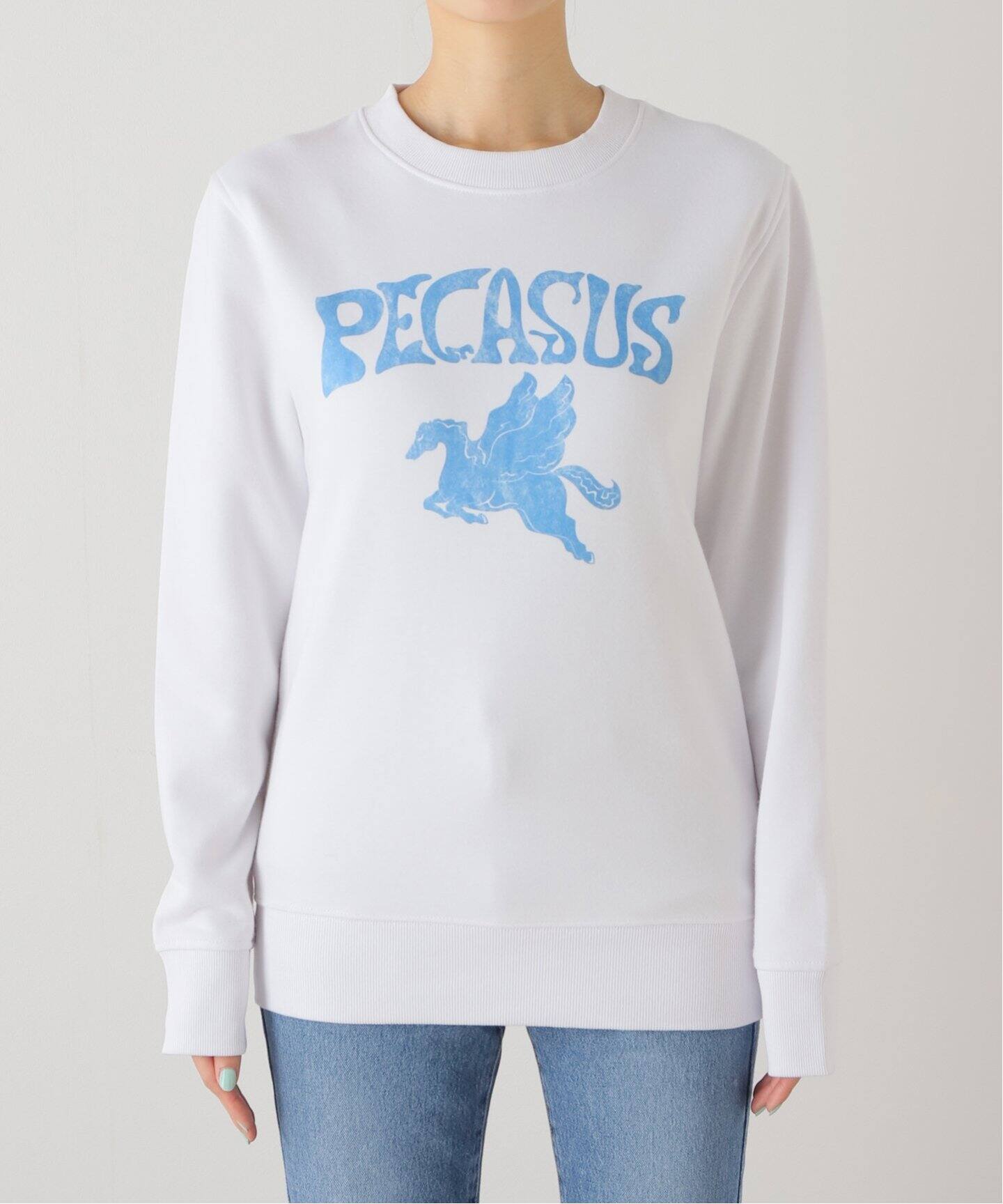 EDIT.FOR LULU - baserange リブスウェット WORN FREE×EDIT.FOR LULU】別注 pegasusスウェット（スウェット
