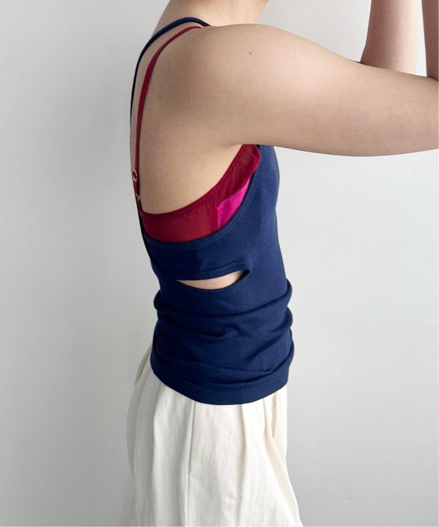babaco/ババコ】Cotton Silk Camisole（Tシャツ／カットソー）｜EDIT 