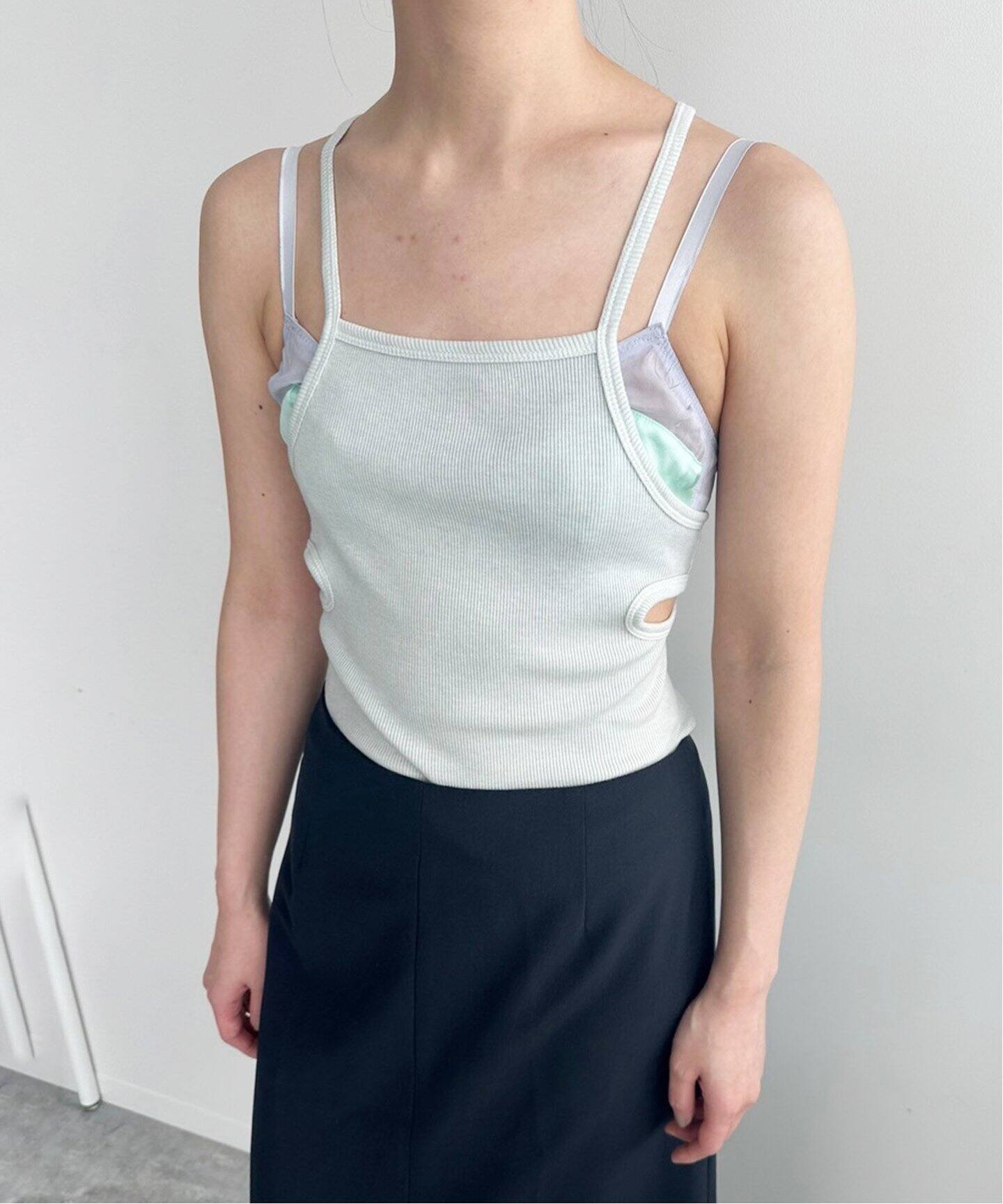 babaco/ババコ】Cotton Silk Camisole（Tシャツ／カットソー）｜EDIT 