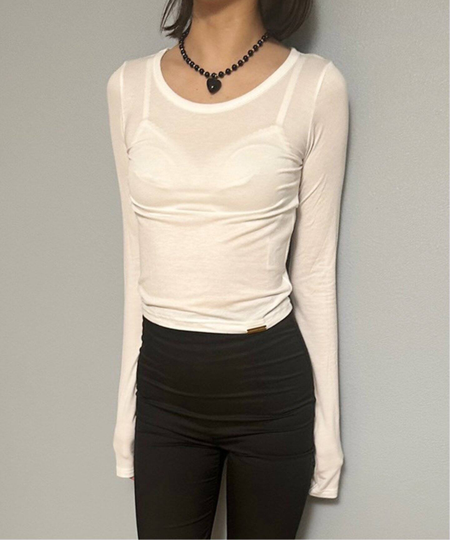 Foundry Mews/ファウンドリー ミューズ】Slama long sleeve top（T 