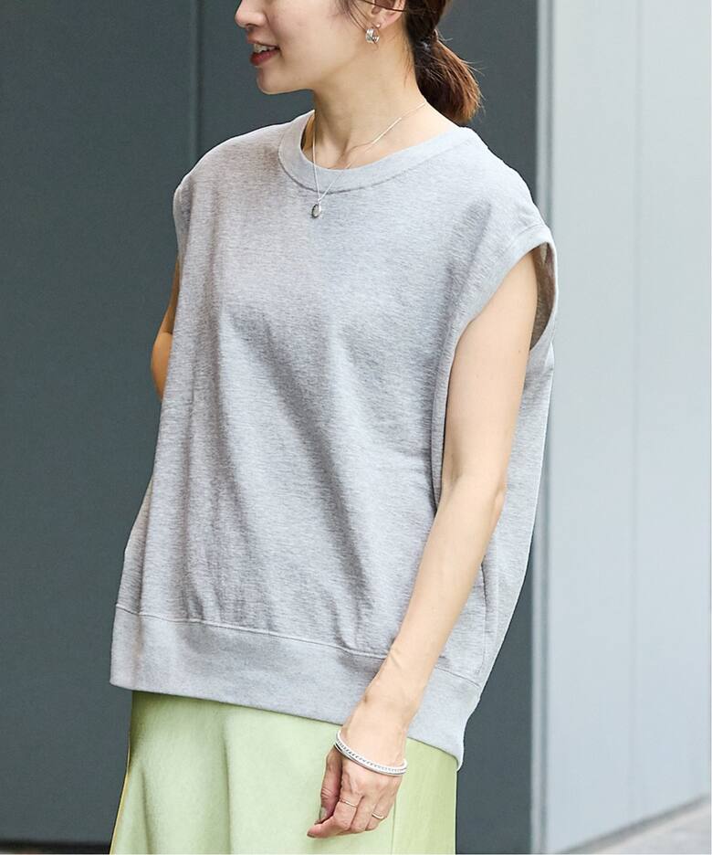 追加》ハイゲージ裏毛ノースリーブプルオーバー（Tシャツ／カットソー 