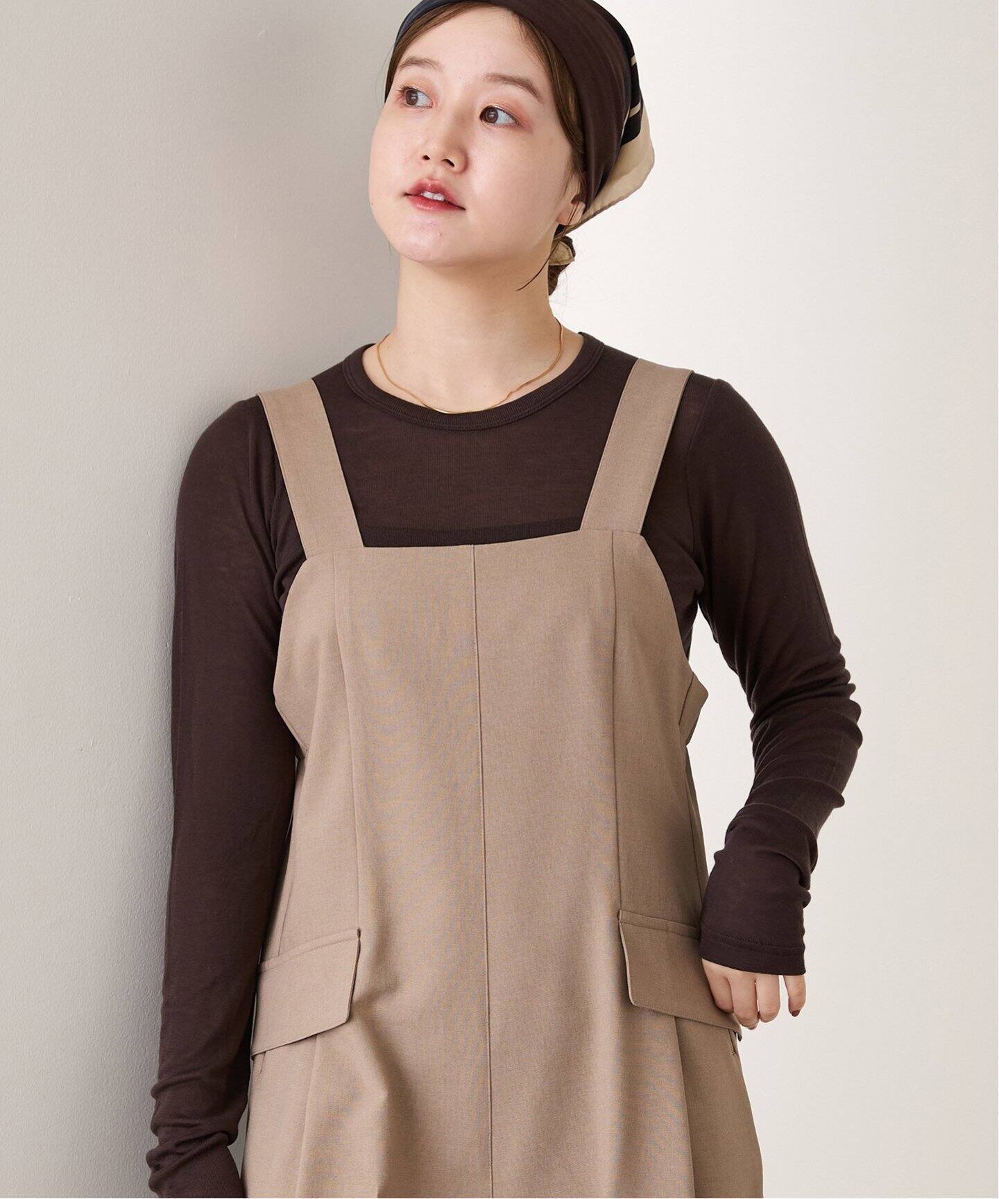 リヨセルカシミヤロングTシャツ（Tシャツ／カットソー）｜IENA
