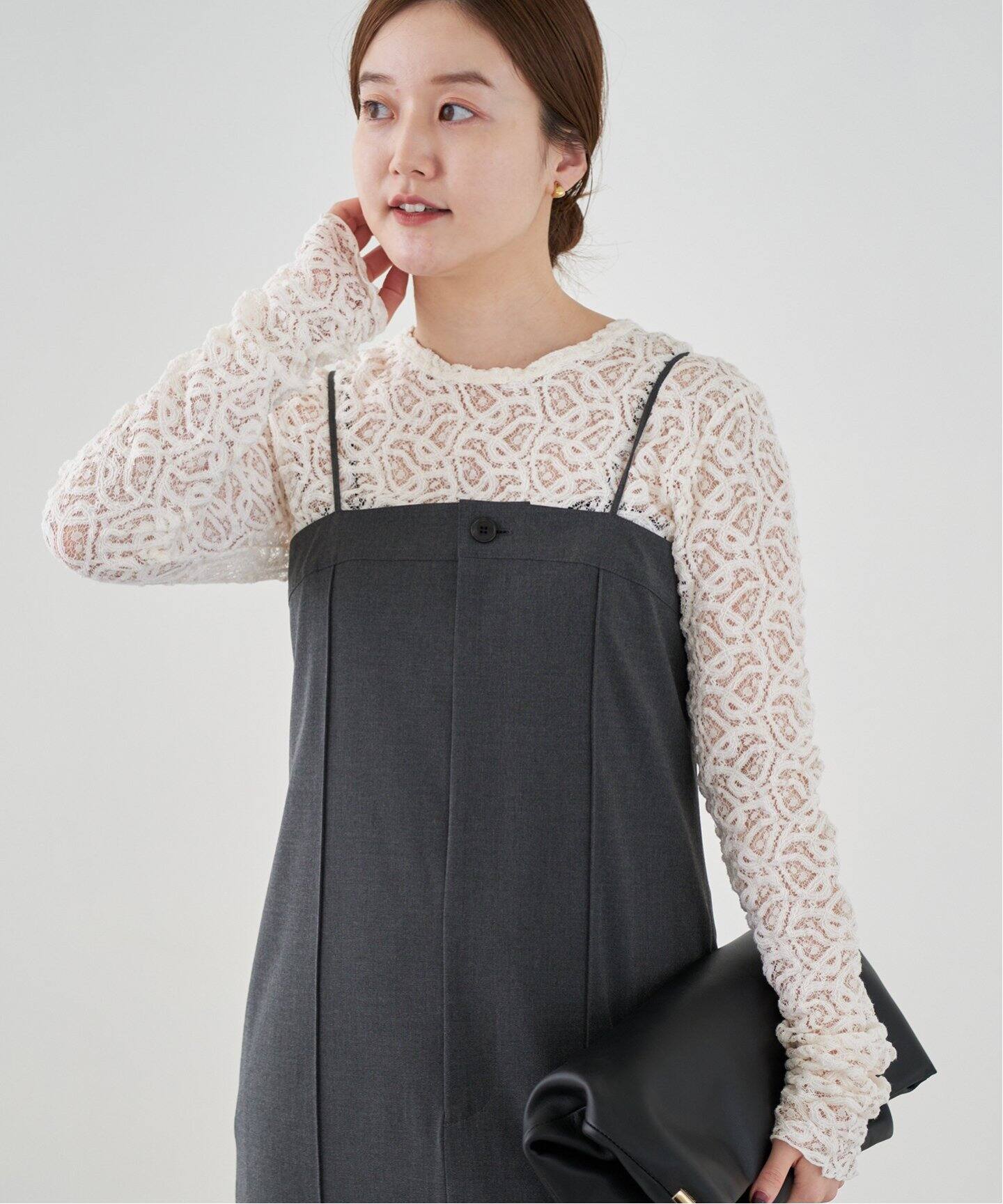 【試着のみ美品】IENA ペーズリーストレッチレースプルオーバー ペイズリー ストレッチレースプルオーバー | イエナ(IENA
