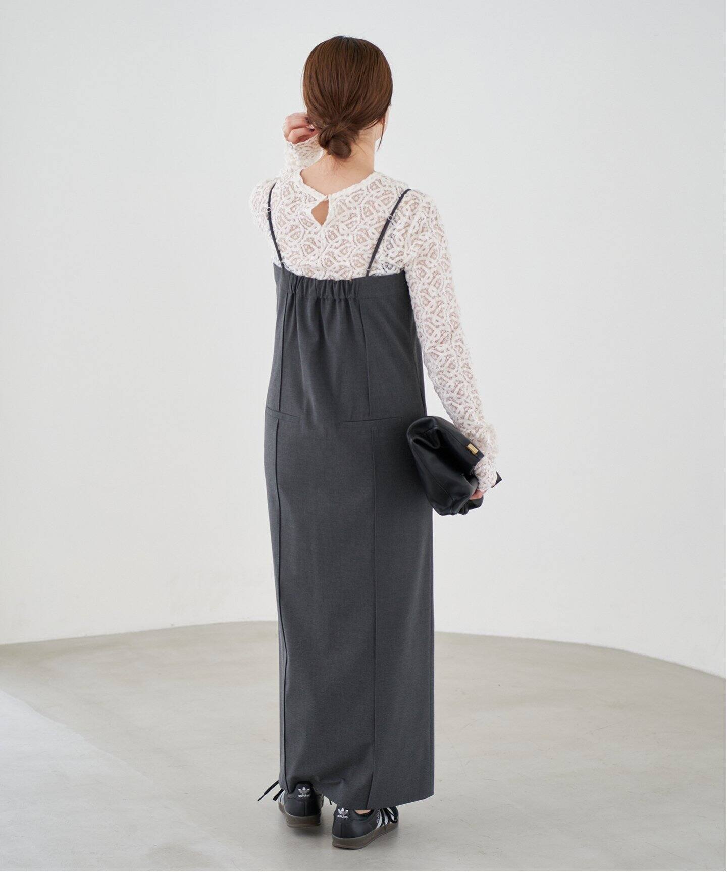 追加》ペイズリー ストレッチレースプルオーバー（Tシャツ／カットソー