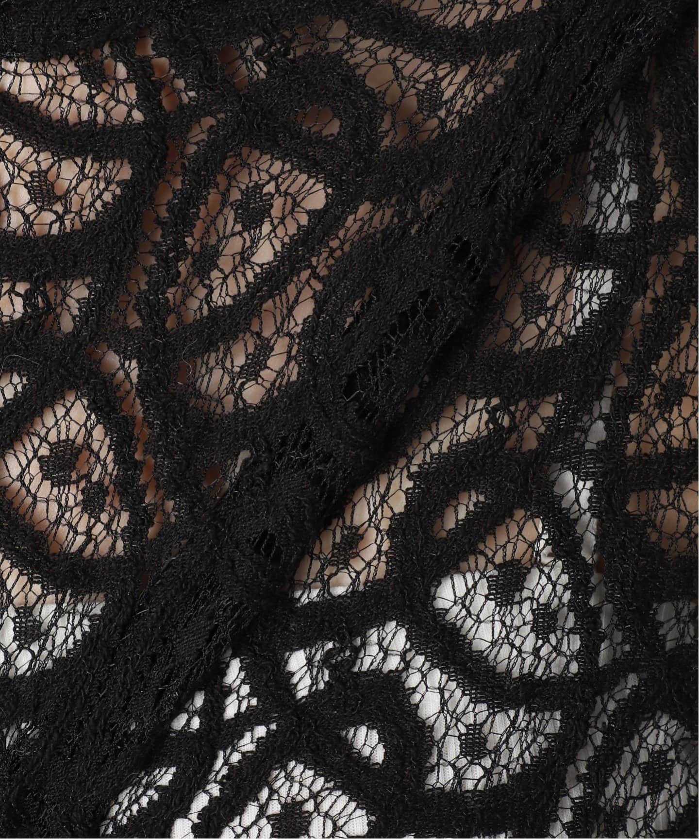 追加》ペイズリー ストレッチレースプルオーバー（Tシャツ／カットソー