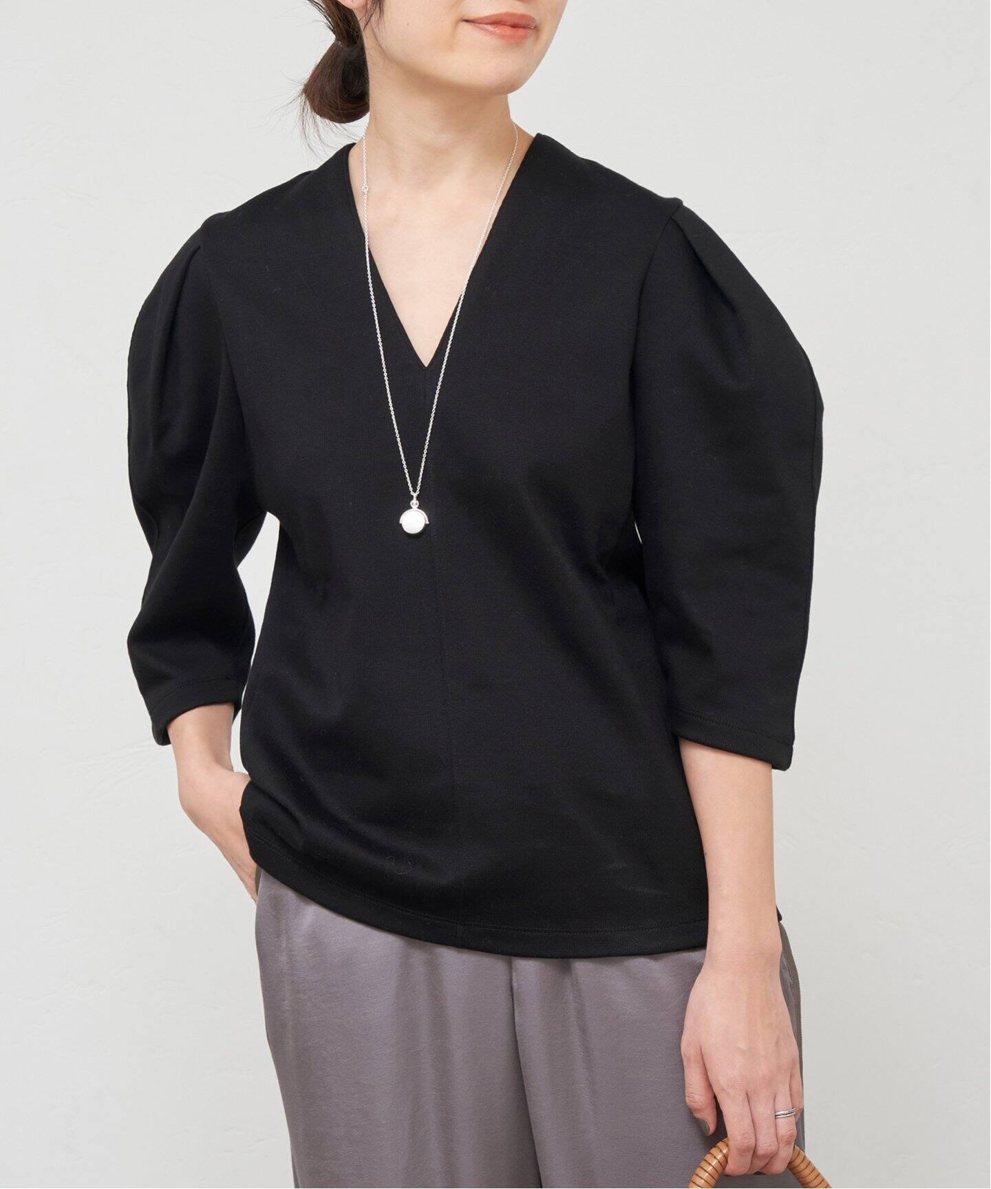 新品 IENA ファインサーマルフォルム プルオーバー 定価12100円 ファインサーマルフォルムプルオーバー（Tシャツ／カットソー