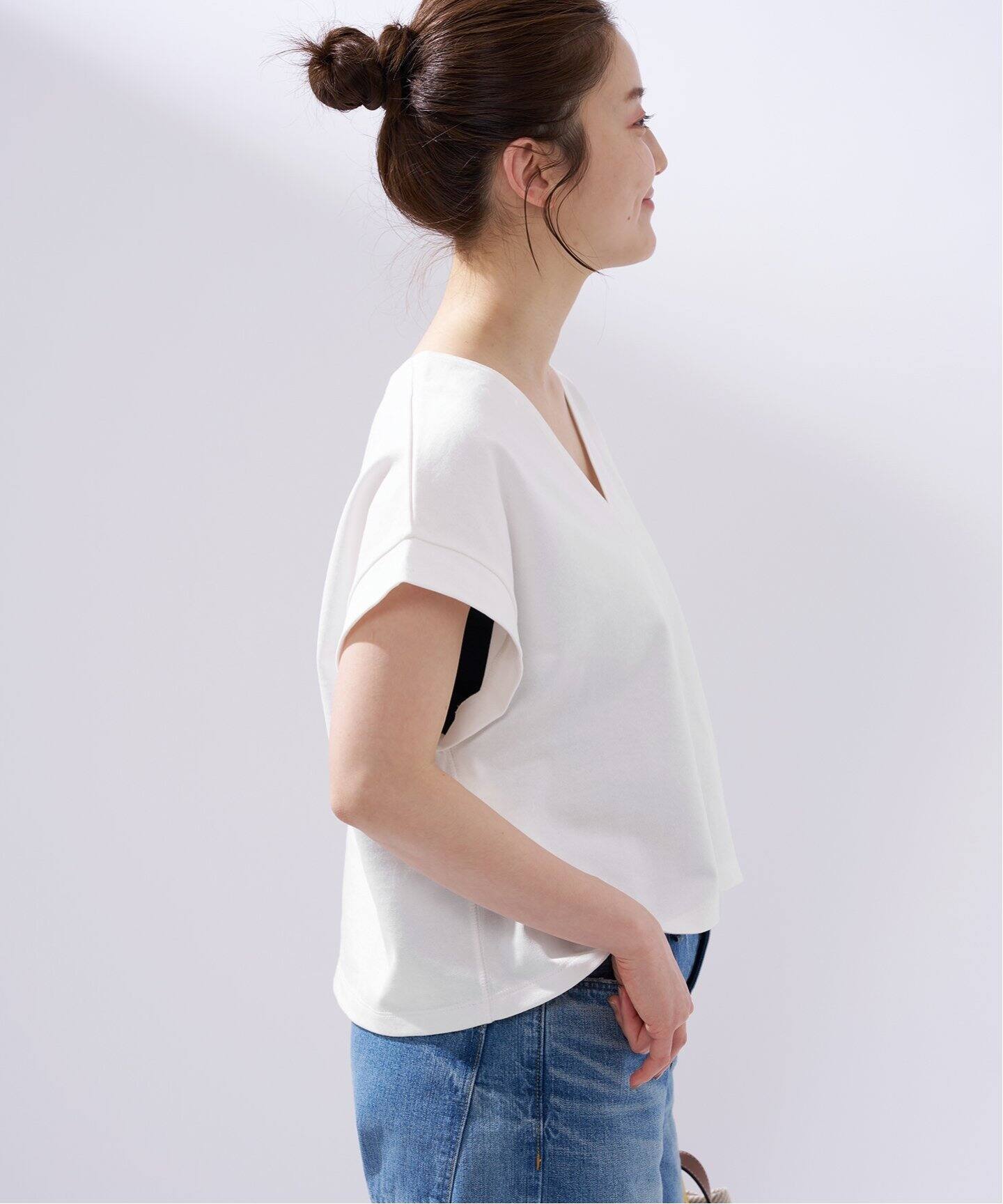 ハード裏毛クロップドトップス（Tシャツ／カットソー）｜IENA（イエナ