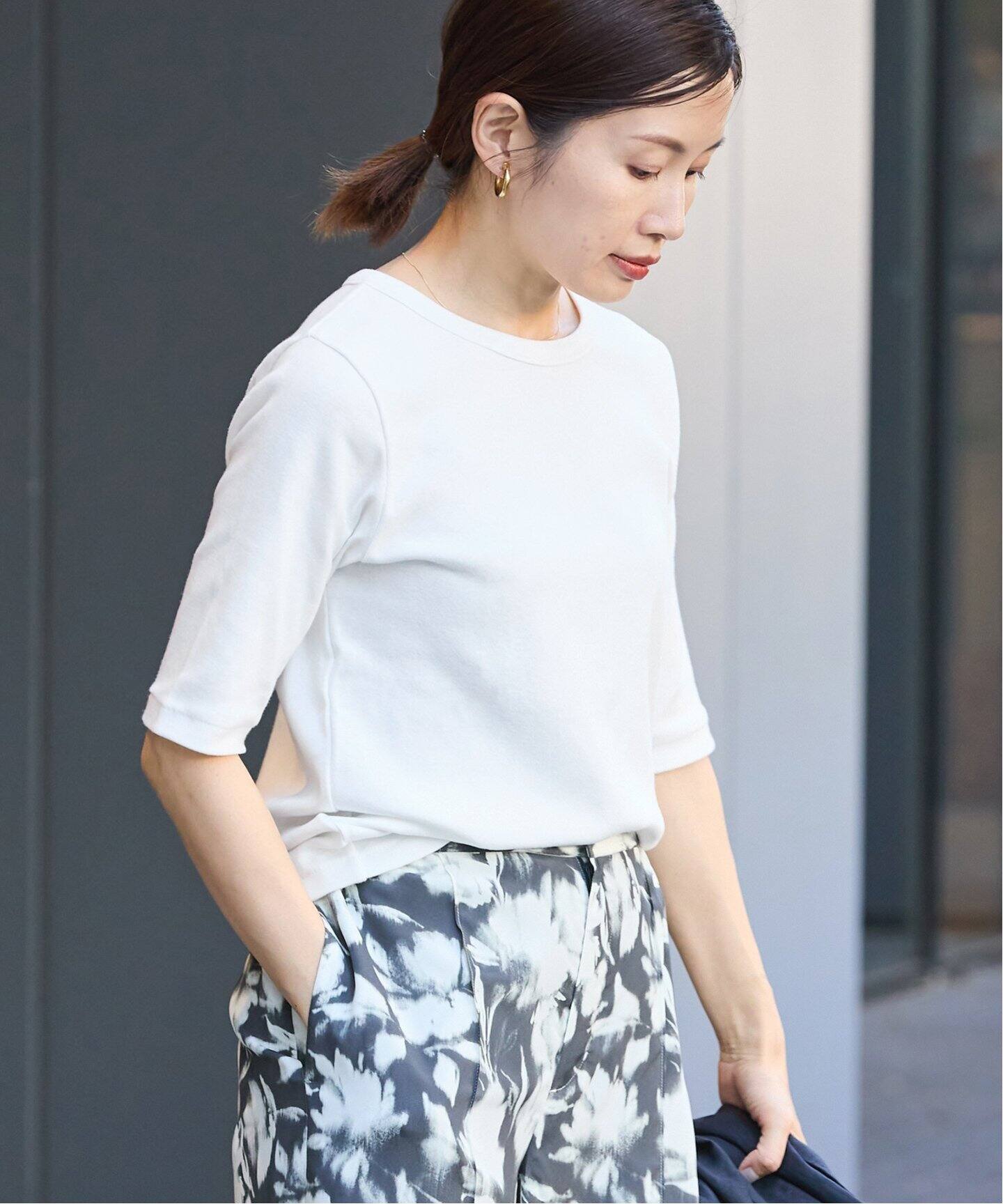 追加》コットンフライスハーフスリーブプルオーバー（Tシャツ