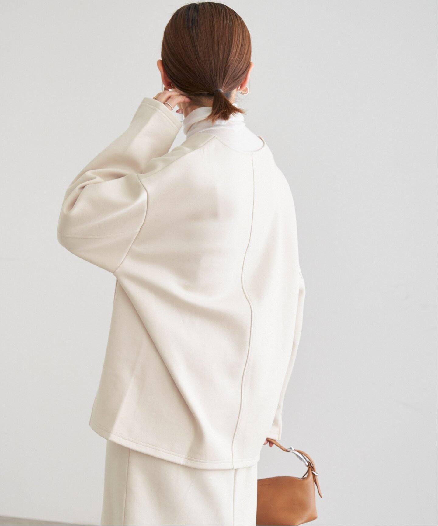 【2023AW】SLOBE IENA Vネックプルオーバージャケット スローブ イエナ SLOBE IENA Vネックスウェットプルオーバー