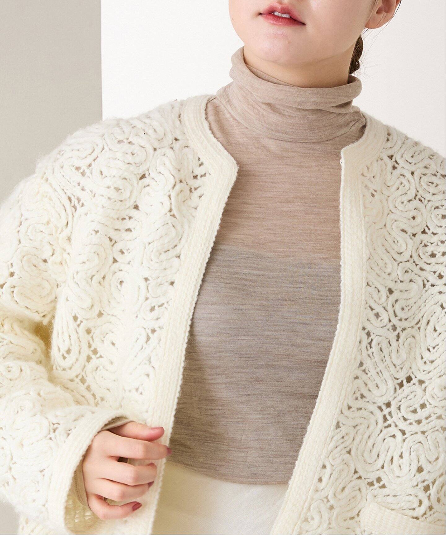 Super120sウールタートルプルオーバー（Tシャツ／カットソー）｜IENA