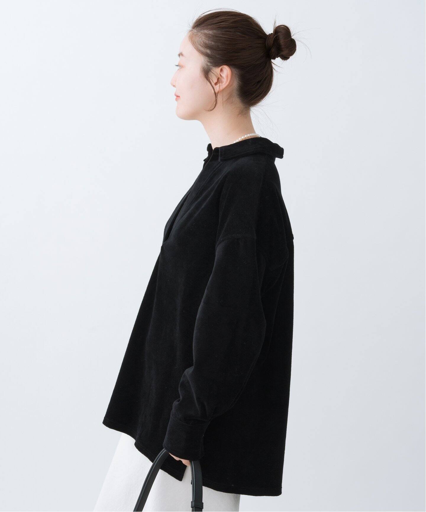 コットンベロアスキッパープルオーバー（シャツ／ブラウス）｜IENA